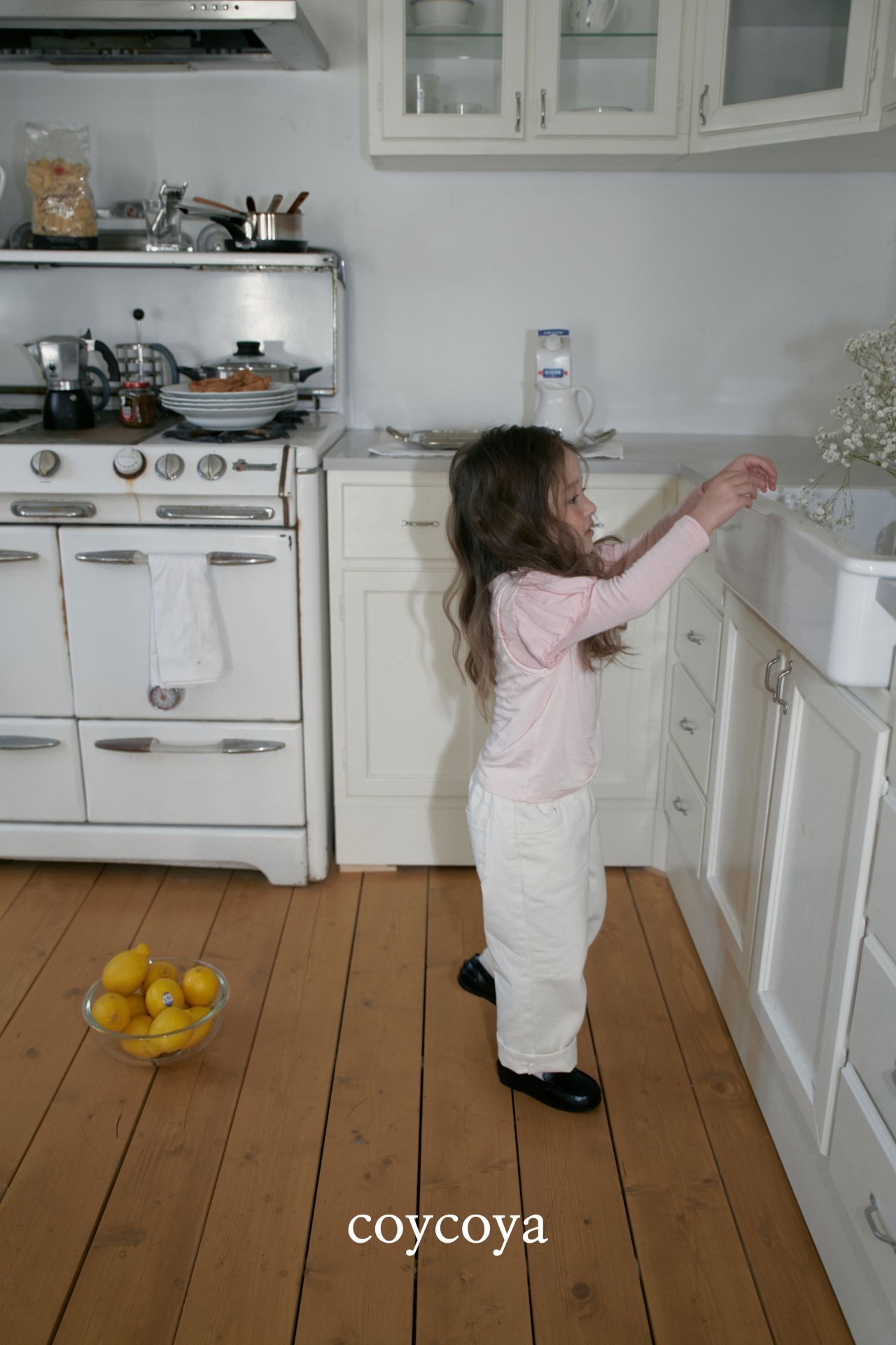 🌸預訂 韓國直送🌸🇰🇷COYCOYA兩色經典百搭直筒牛仔褲