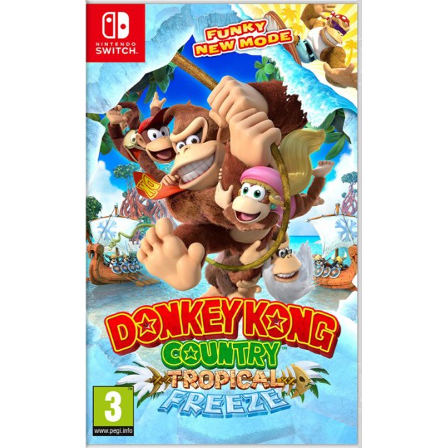 (🔥FLASH SALE🔥) Donkey Kong Country: Tropical Freeze (Nintendo Switch) Digital Download