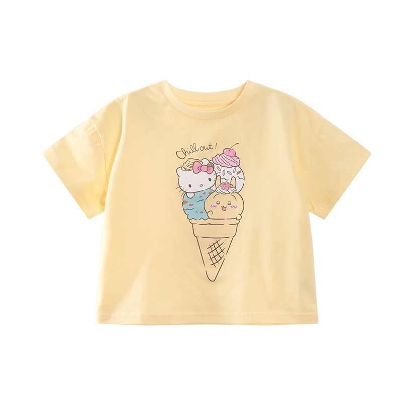 日本出口 Chiikawa x Sanrio 短袖T - 1件 現貨