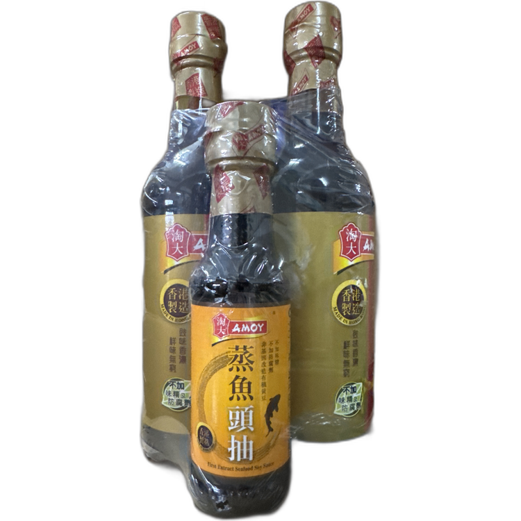 金標生抽500mlX2+蒸魚頭抽150ml 玻璃
