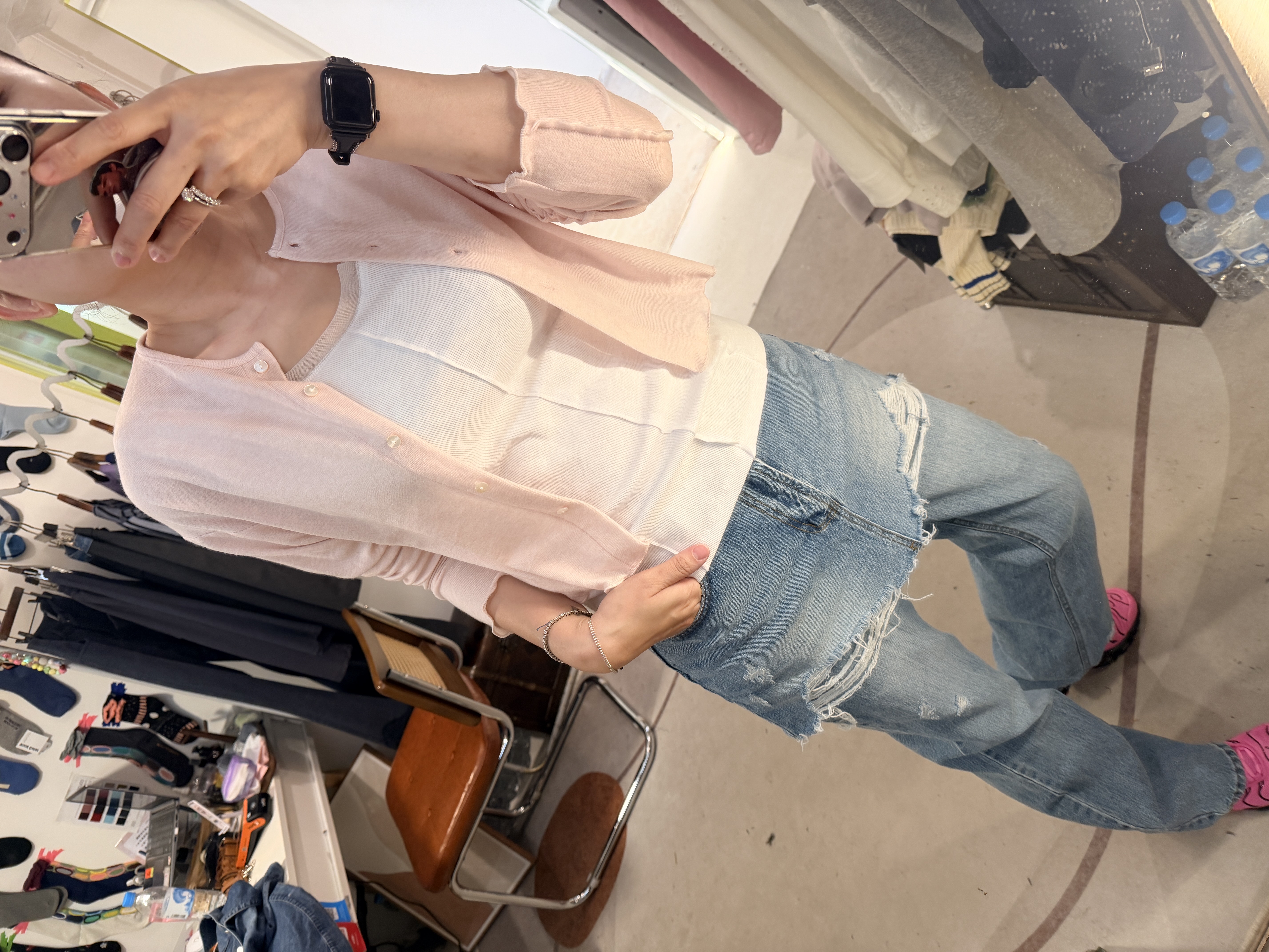 Soft cotton cardigan