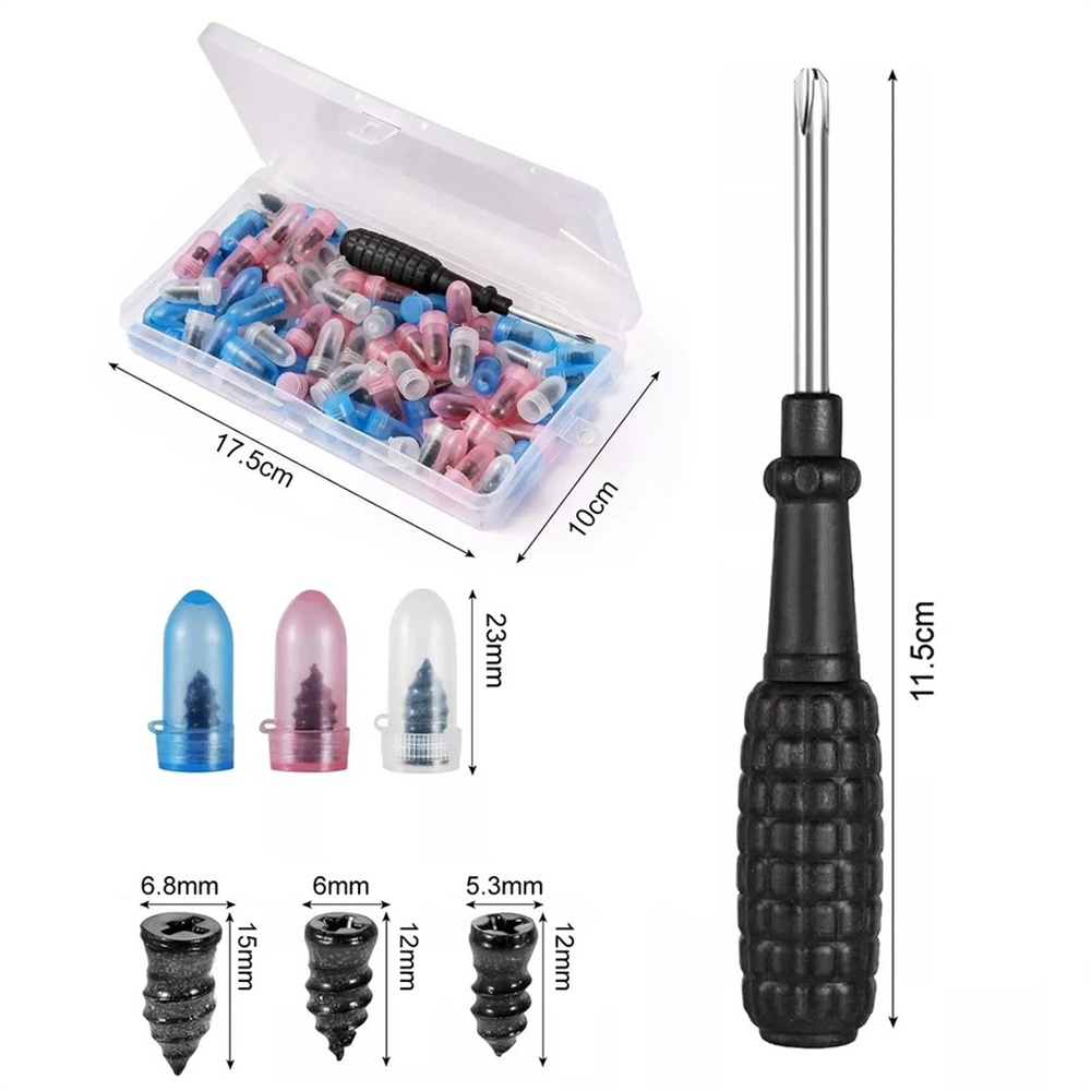 真空胎補胎釘 85件套 (28大28中28小螺絲刀) UB0253