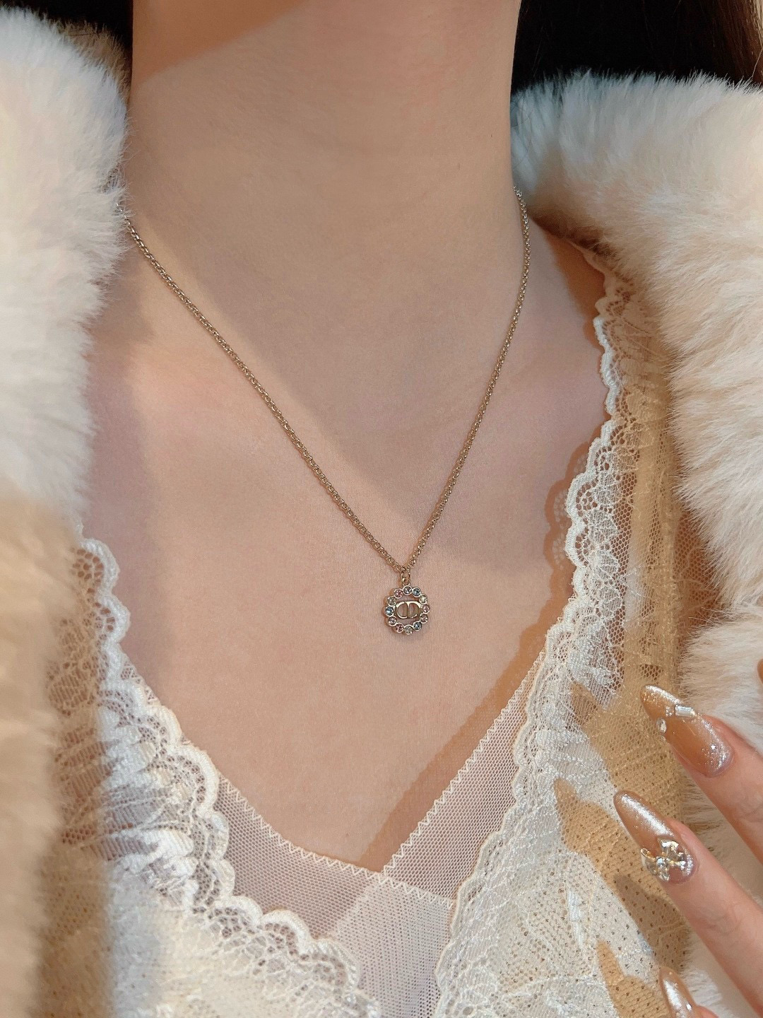 【原單】DIOR Petit CD Circle 手鍊/項鏈 連禮盒