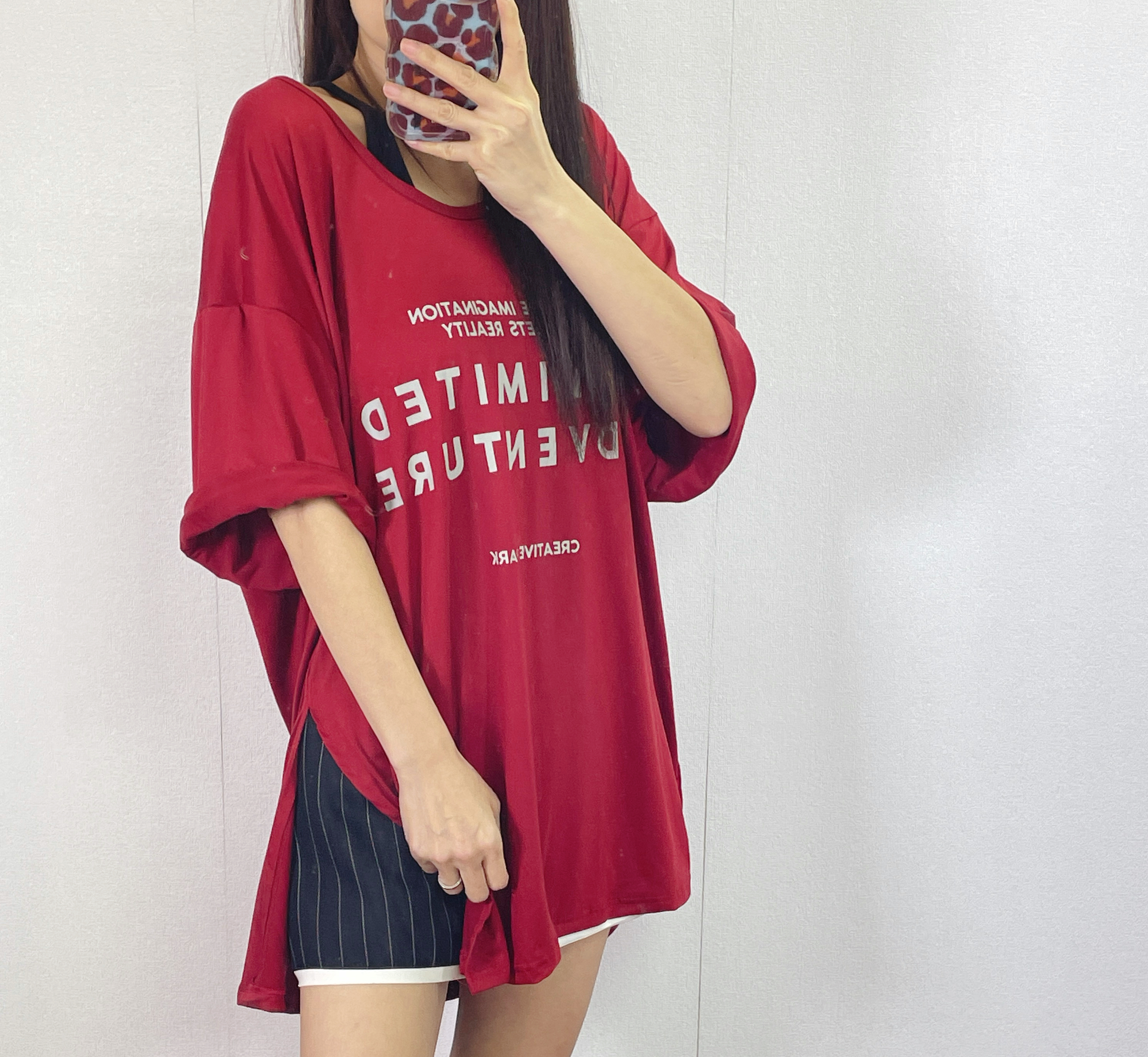 K5560 棉料印字鬆身tee