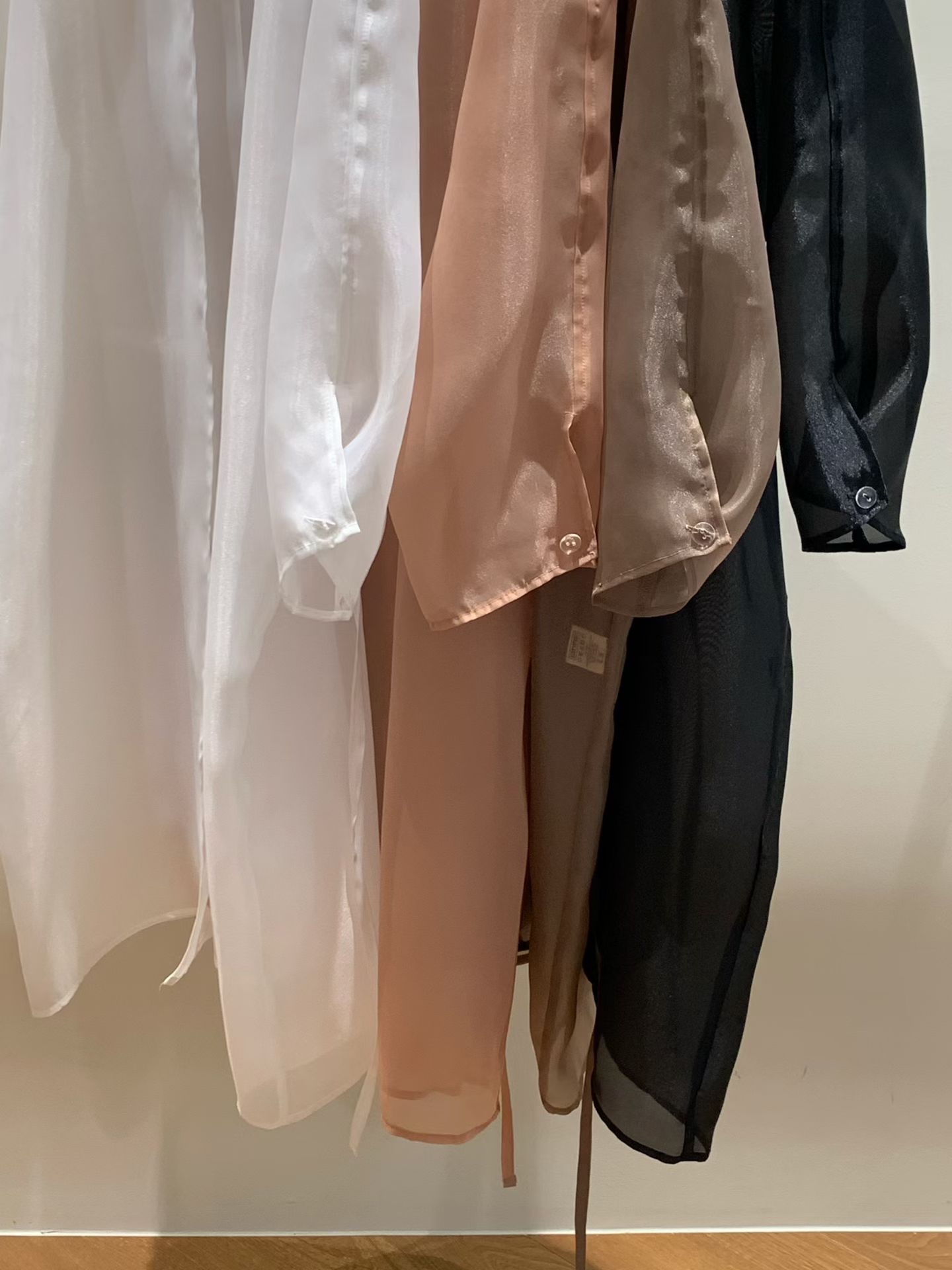 Stylish sheer long outer