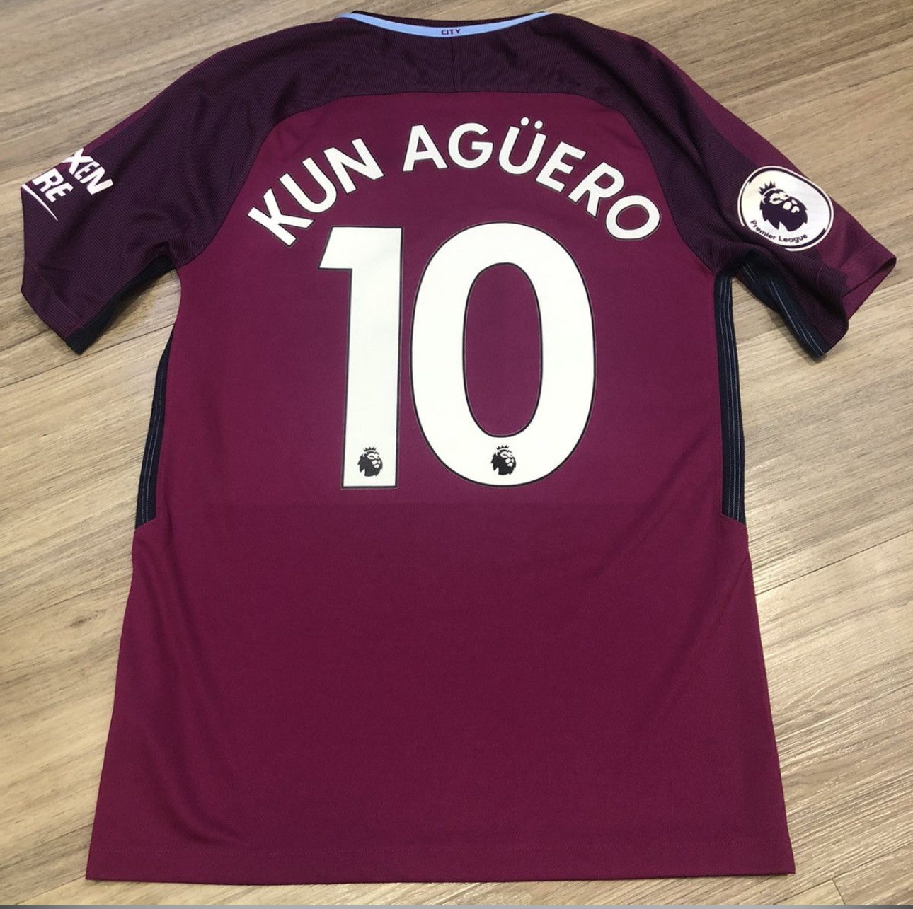 Manchester City 17/18 away shirt #10 Kun Aguero