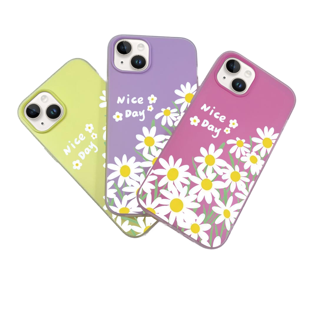 JELLY CASE PHONE FOR IPHONE - DESIGN FLOWER N