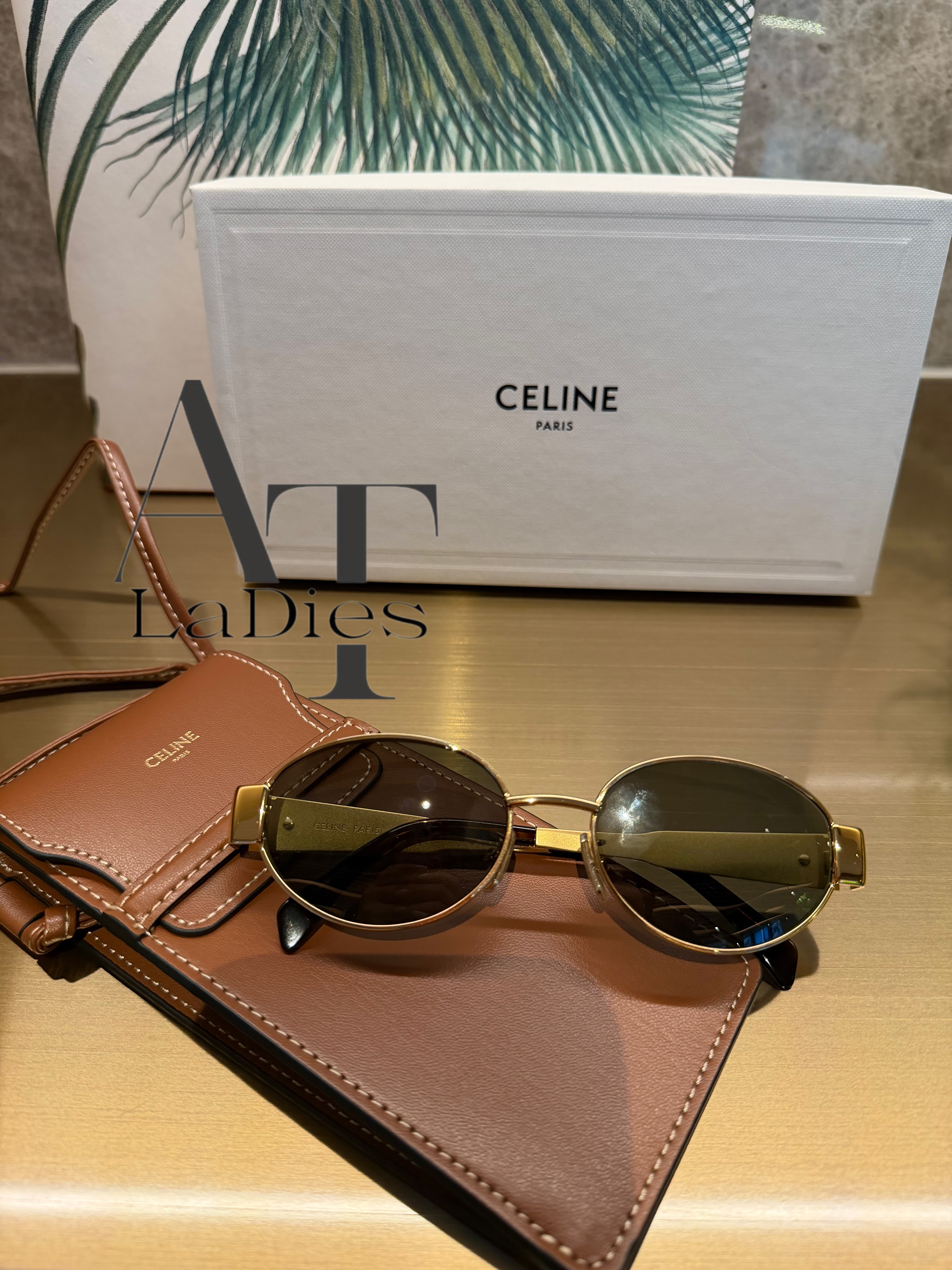 Celine TRIOMPHE SUNGLASSES IN METAL