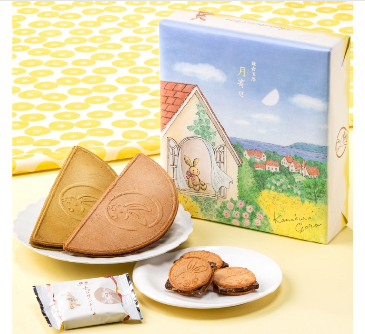 日本直送春季限定版 鎌倉五郎本店 半月燒奶油煎餅 春季限定版