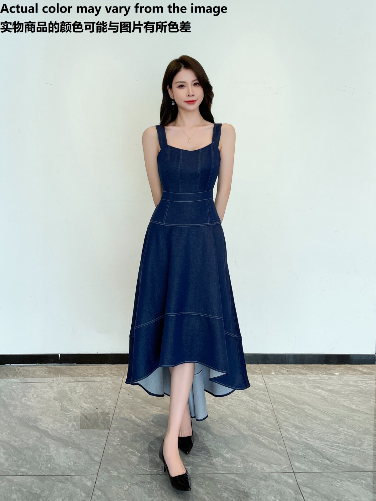 1370BD Aurelia Contour High-Low Dress