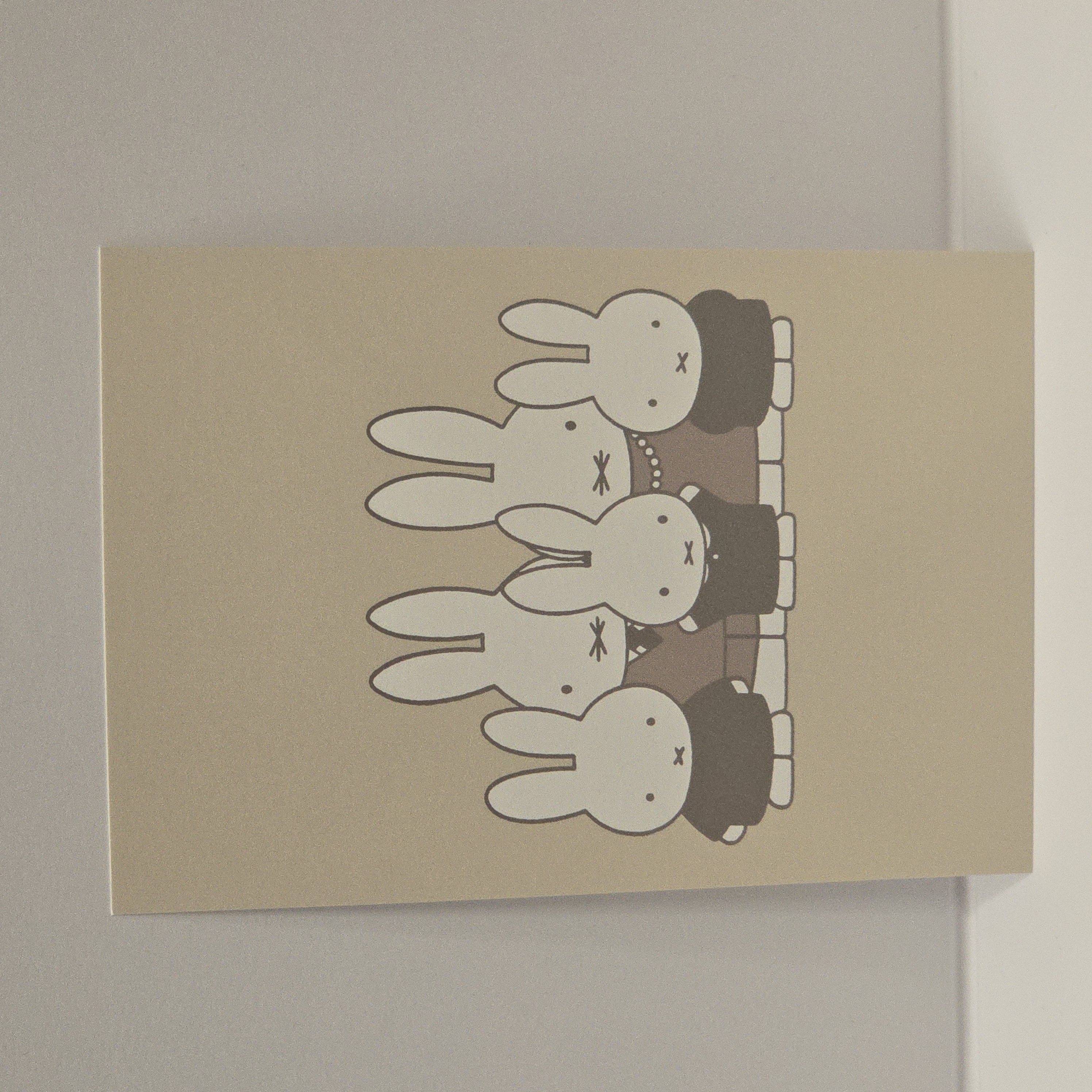 miffy 韓國 postcard 2516