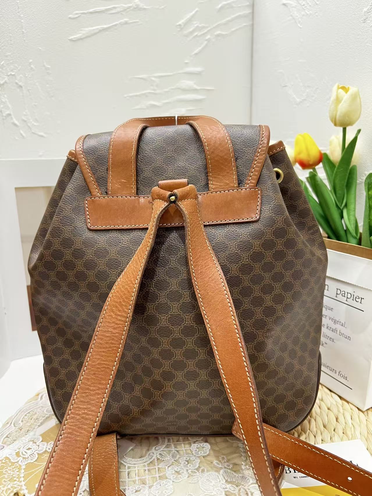 Celine Vintage Macadam Backpack