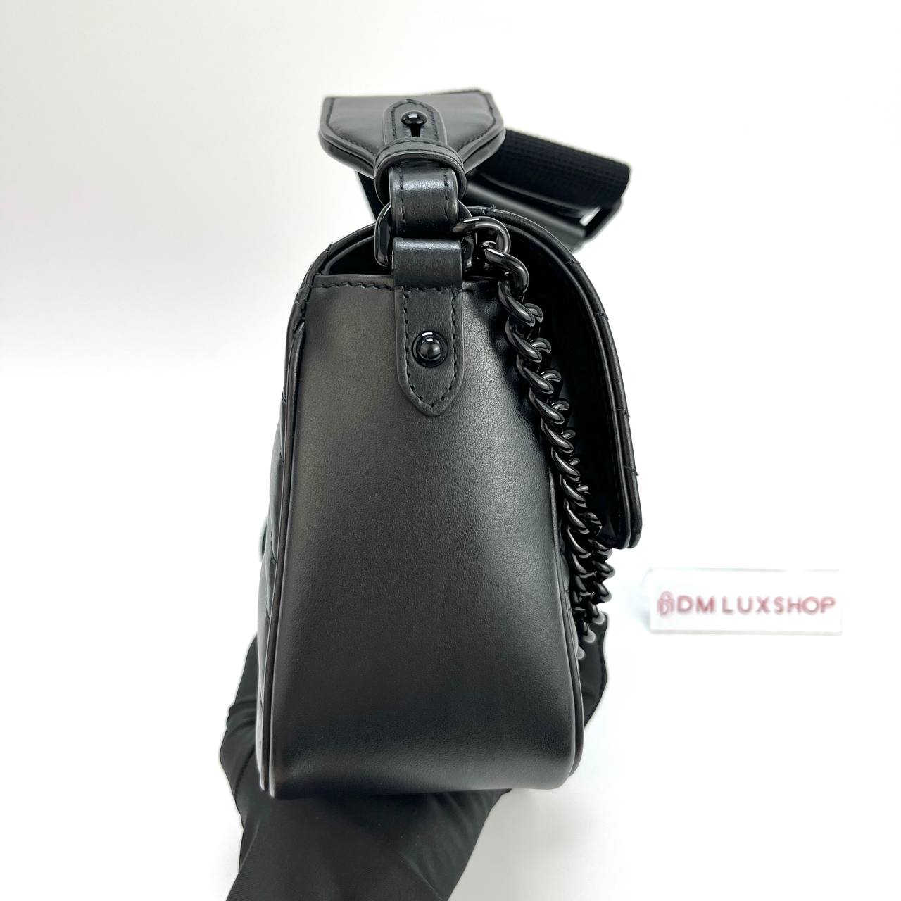 Gucci So Black GG Marmont Crossbody