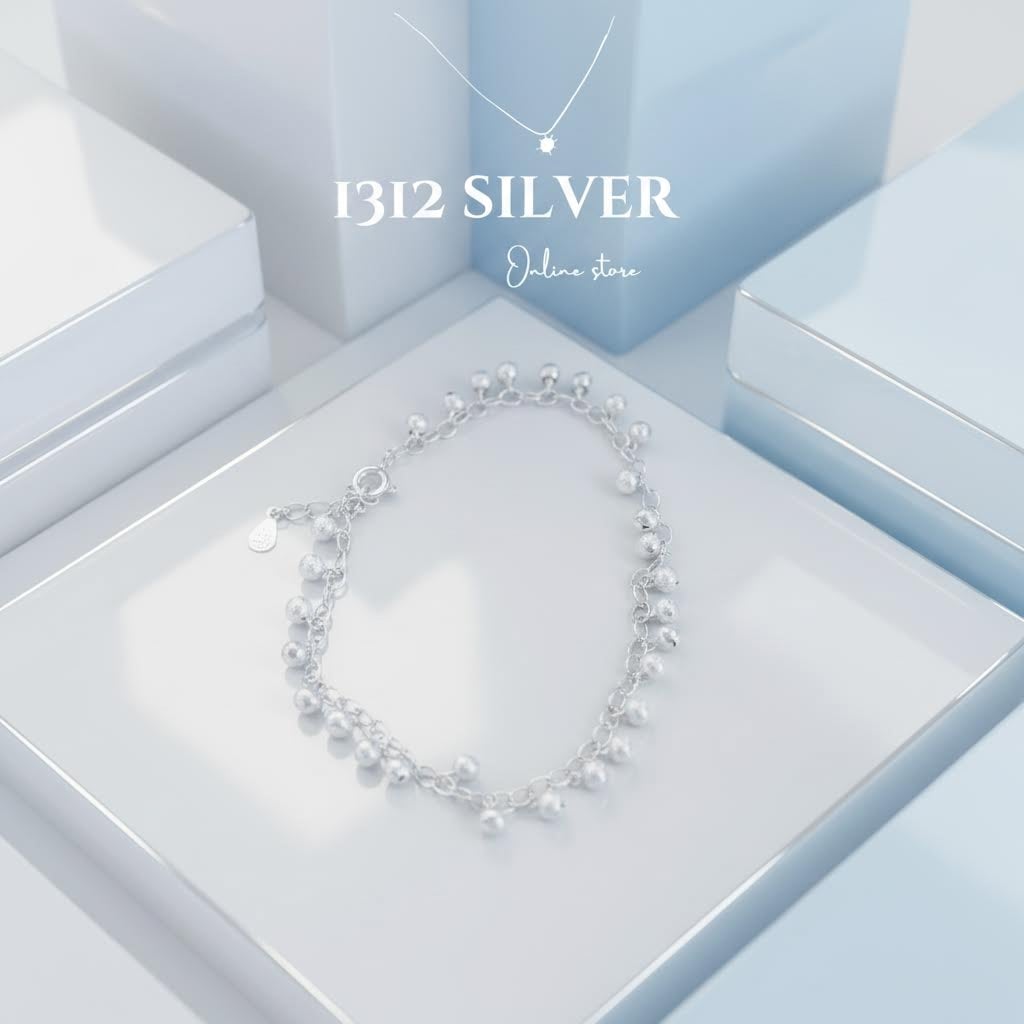 S925 - EB0131 Strand Of Beads Bracelet