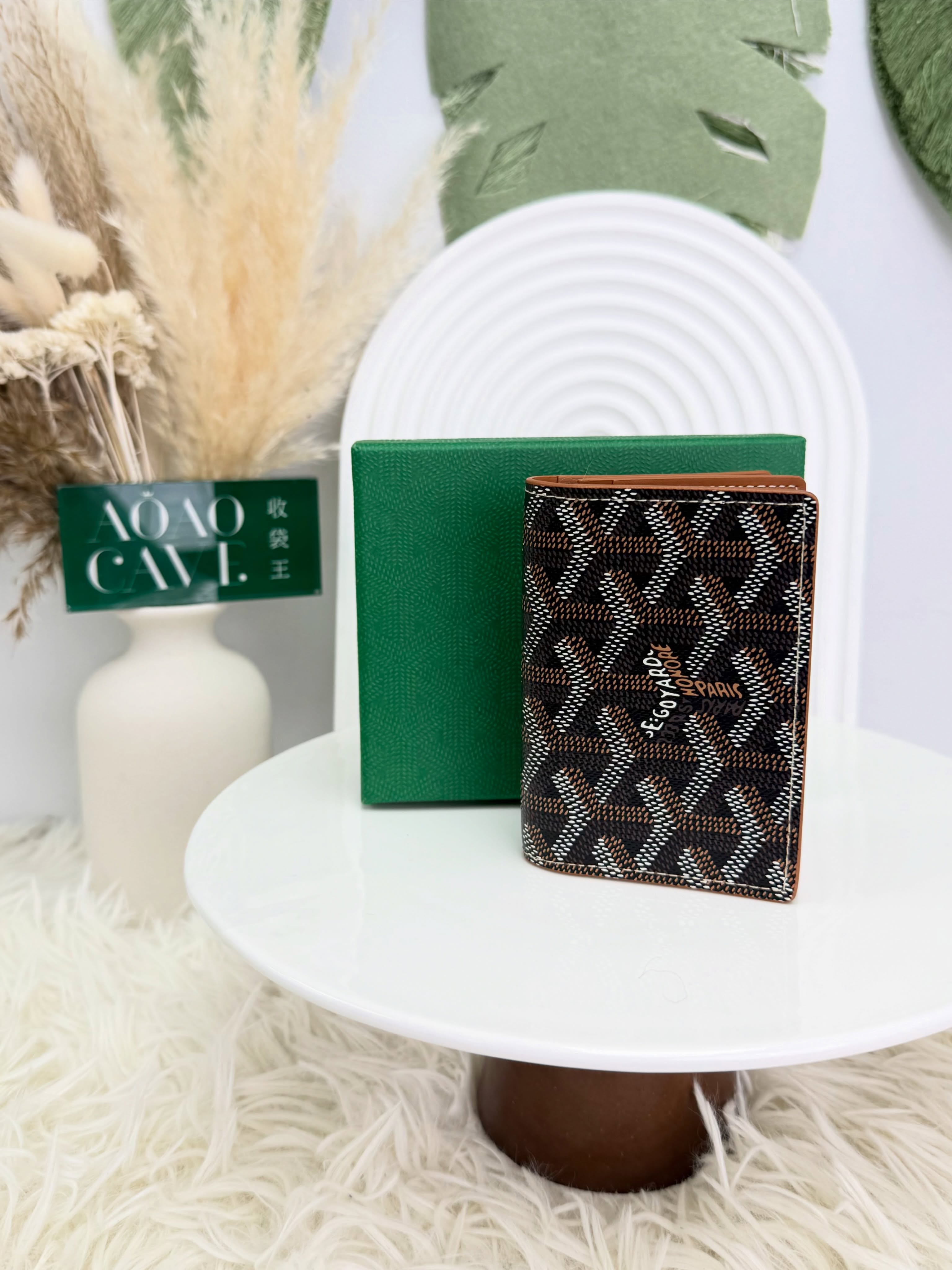 Goyard 👜全新💫 啡色老花卡包 有盒