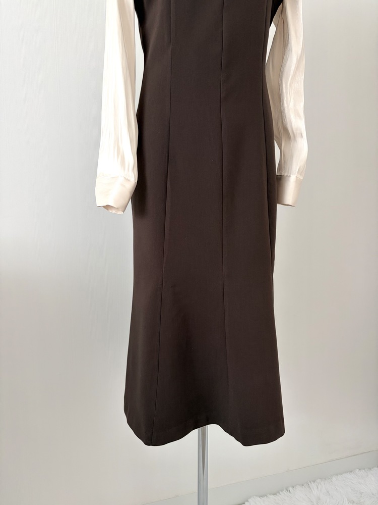 Contour Slip Dress (Grey)