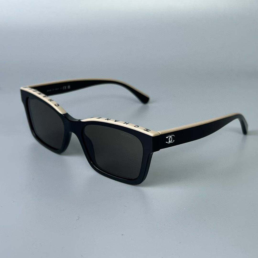 現貨✨🫶🏻Chanel 拼接字母太陽眼鏡 nude color