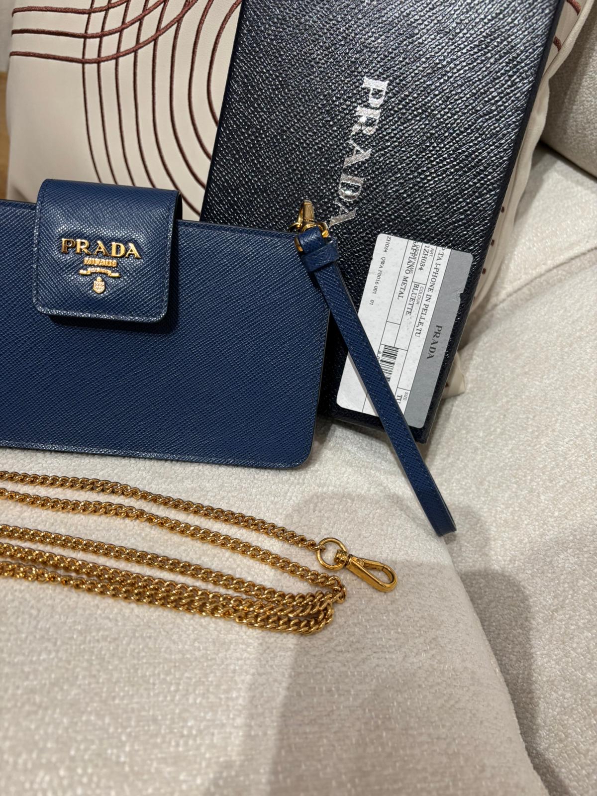 PRADA Saffino 2 Way Shoulder Bag金扣手挽斜孭兩用 100%Authentic,98%new ✅box 