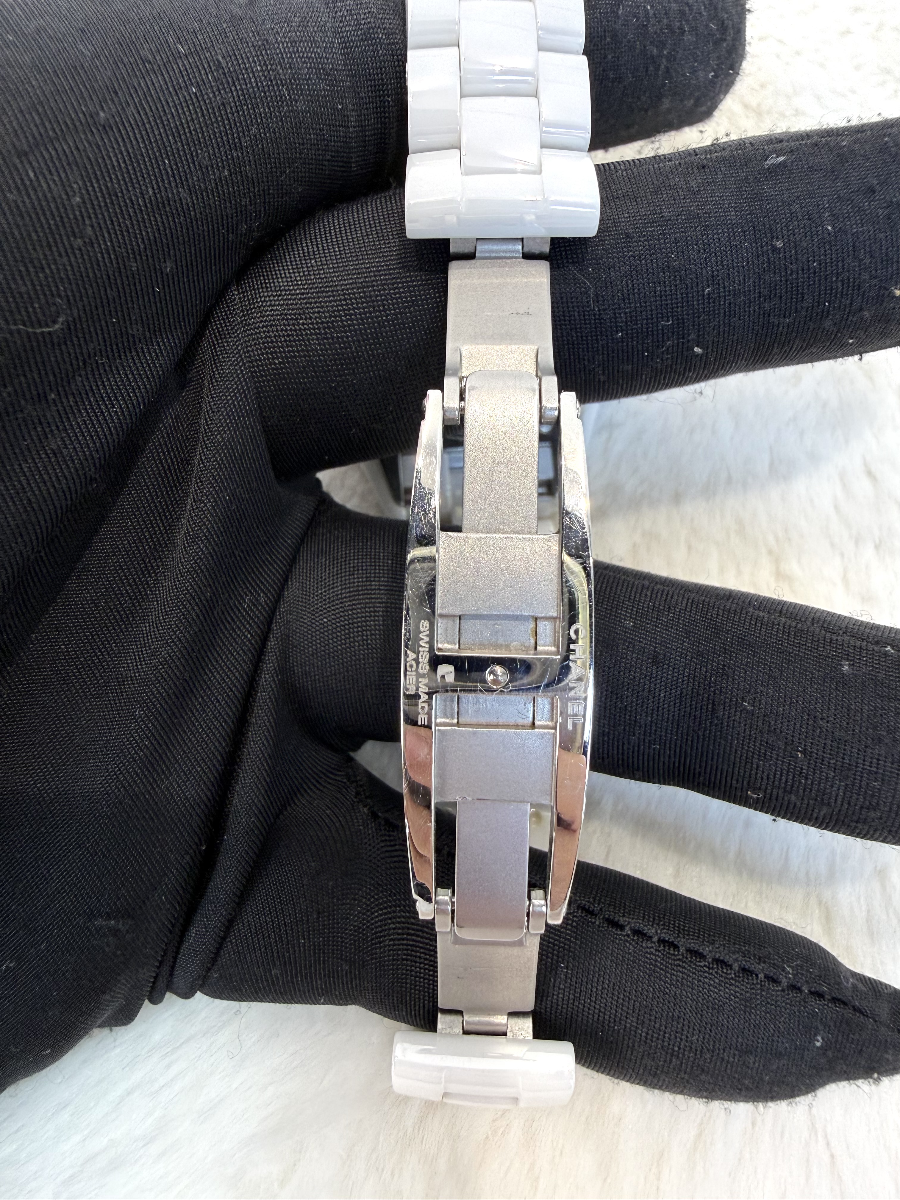 Chanel J12系列 (H4861) 石英機芯陶瓷錶帶 經典白色🤍