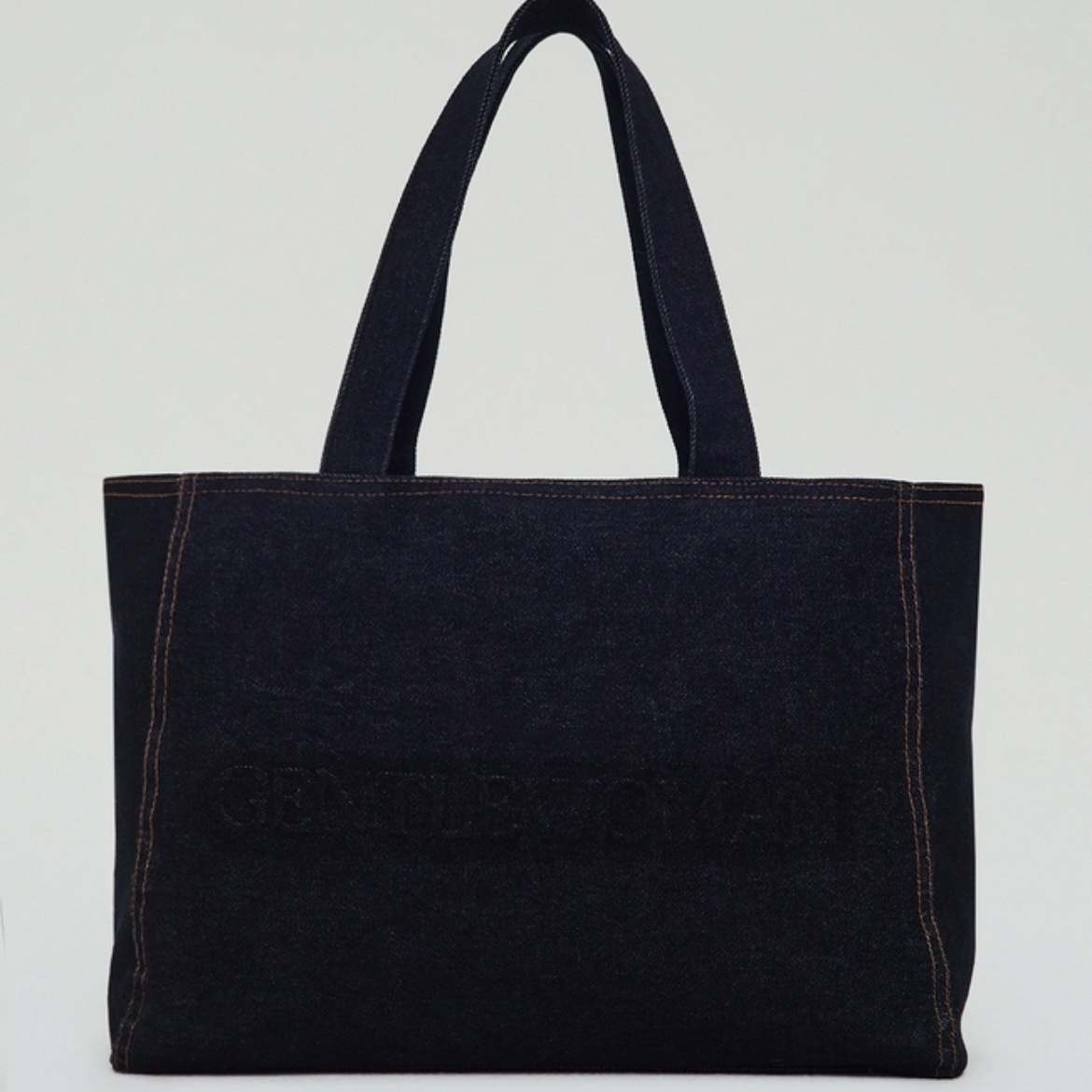 預購 | 🇹🇭GENTLEWOMAN DENIM EMBOSSED TOTE(BLACK) BG1123-1