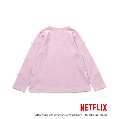 🆕【⭐訂購⭐】🇯🇵日本直送 🌀Netflix x #Sanrio 蝴蝶結袖口 長袖 tee［3款選］ 🌀[ELHA-0076][260920]
