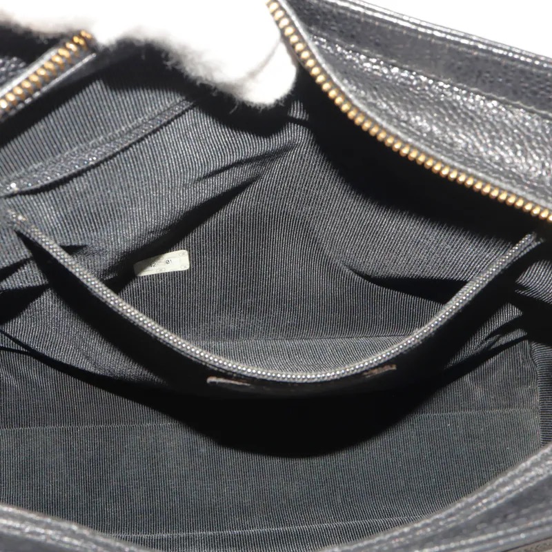 Chanel Triple Coco Mark Caviar Chain Tote Bag