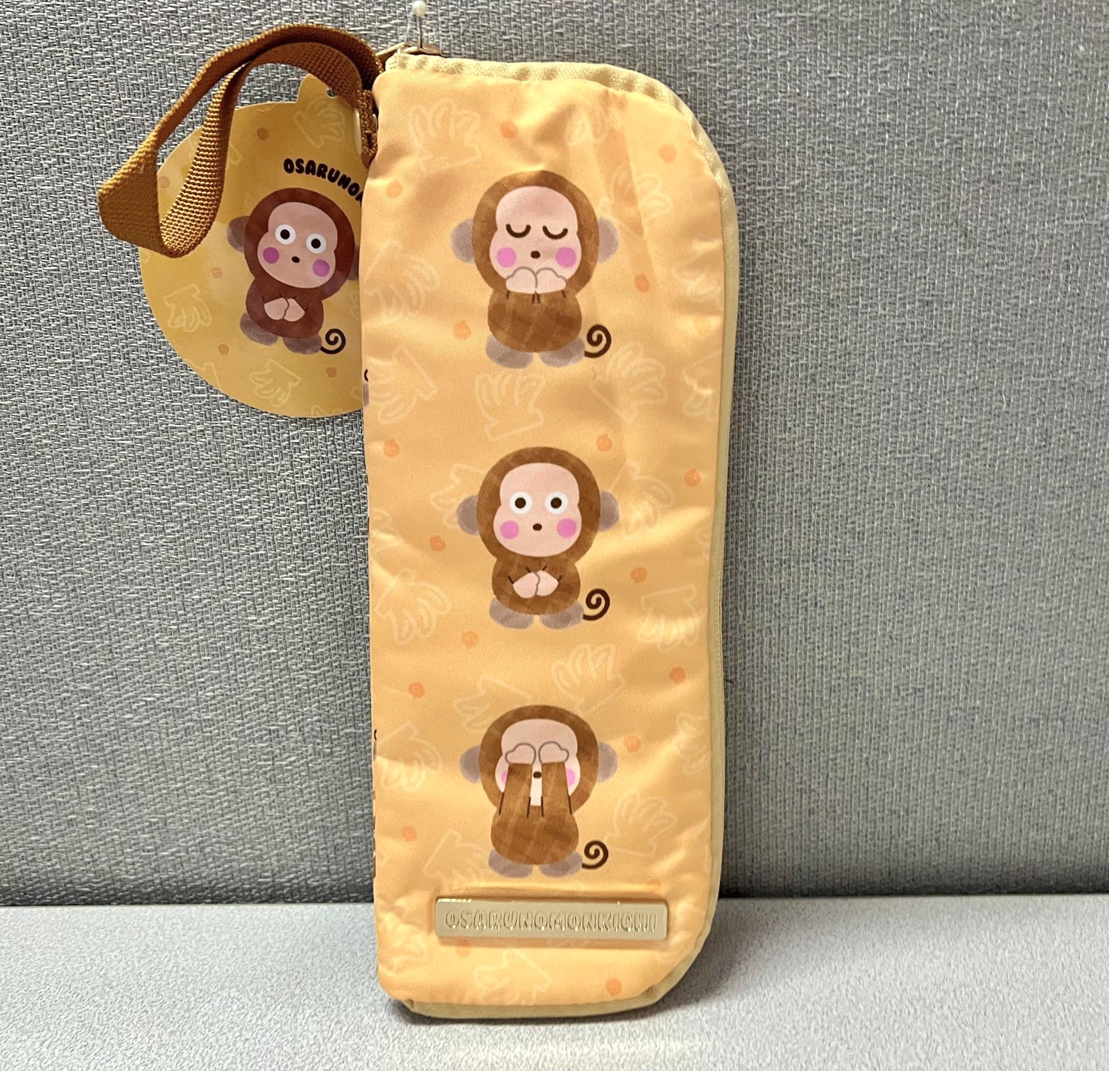 🌐 Sanrio global 限定馬騮仔 防漏雙面圖案遮袋／水樽袋