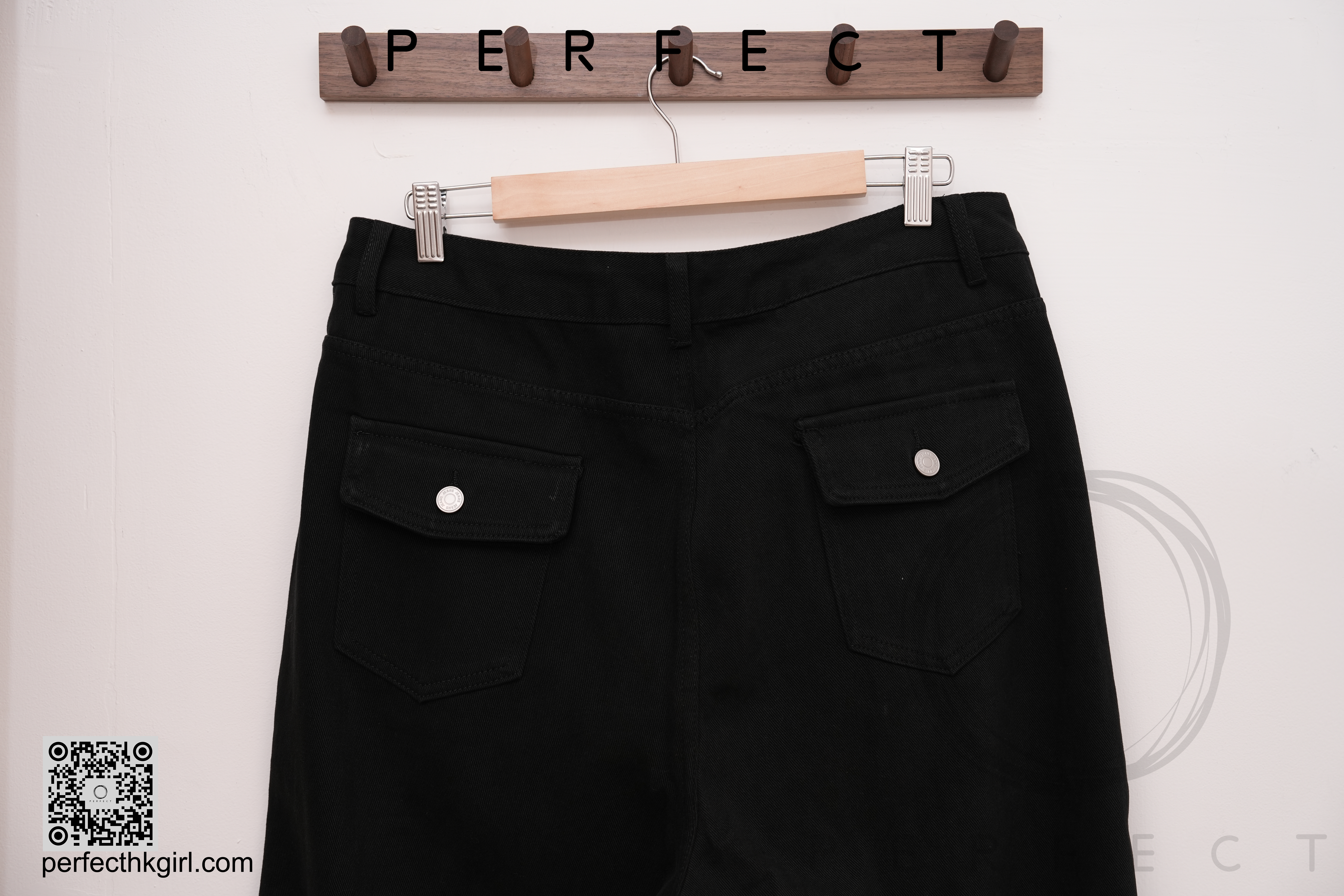 P0038_人氣皇爆單唔洗燙修長四季牛仔褲（顯瘦黑色）