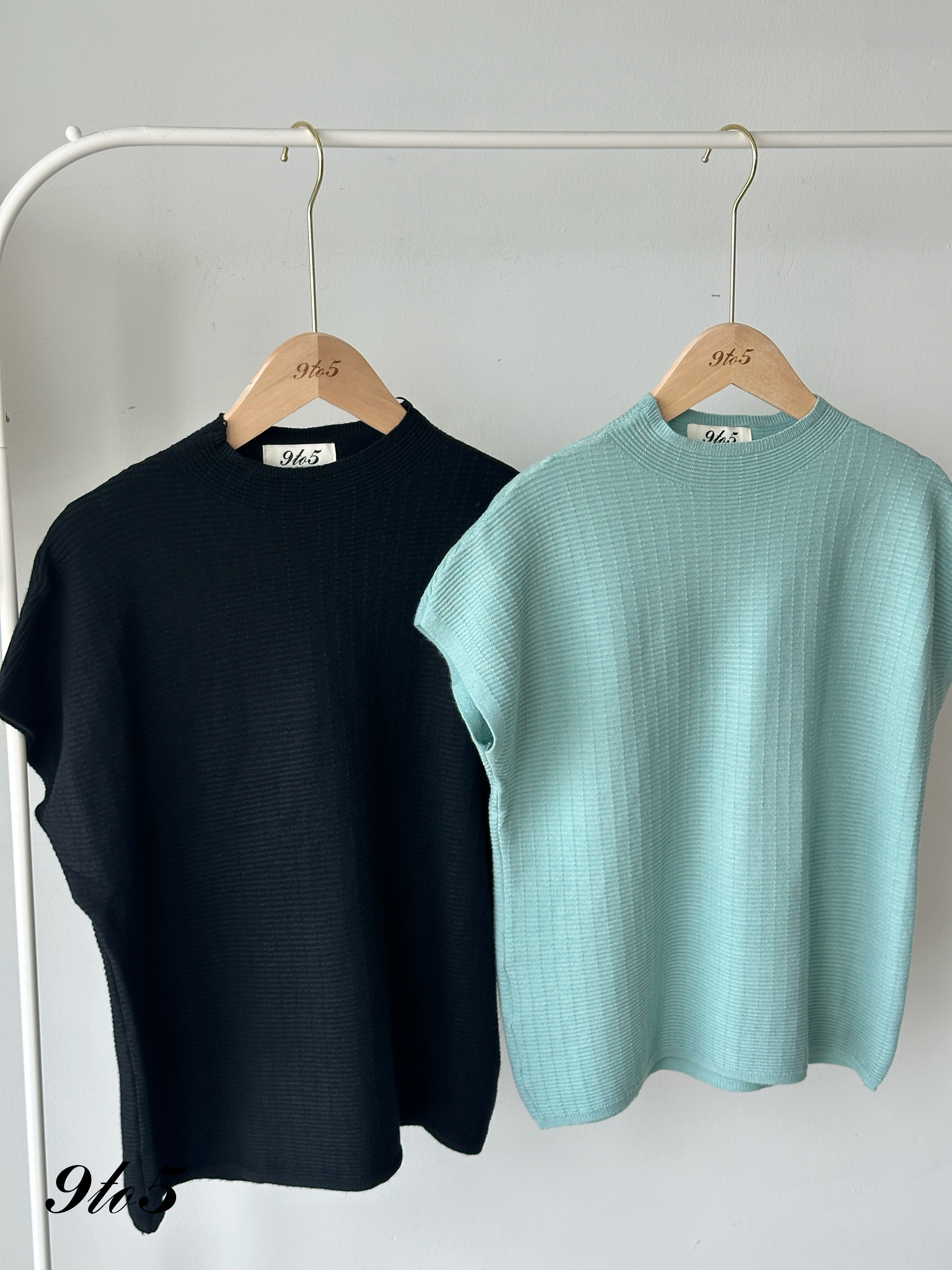 T4222 Mock Neck Knit Top - 4 Colors 