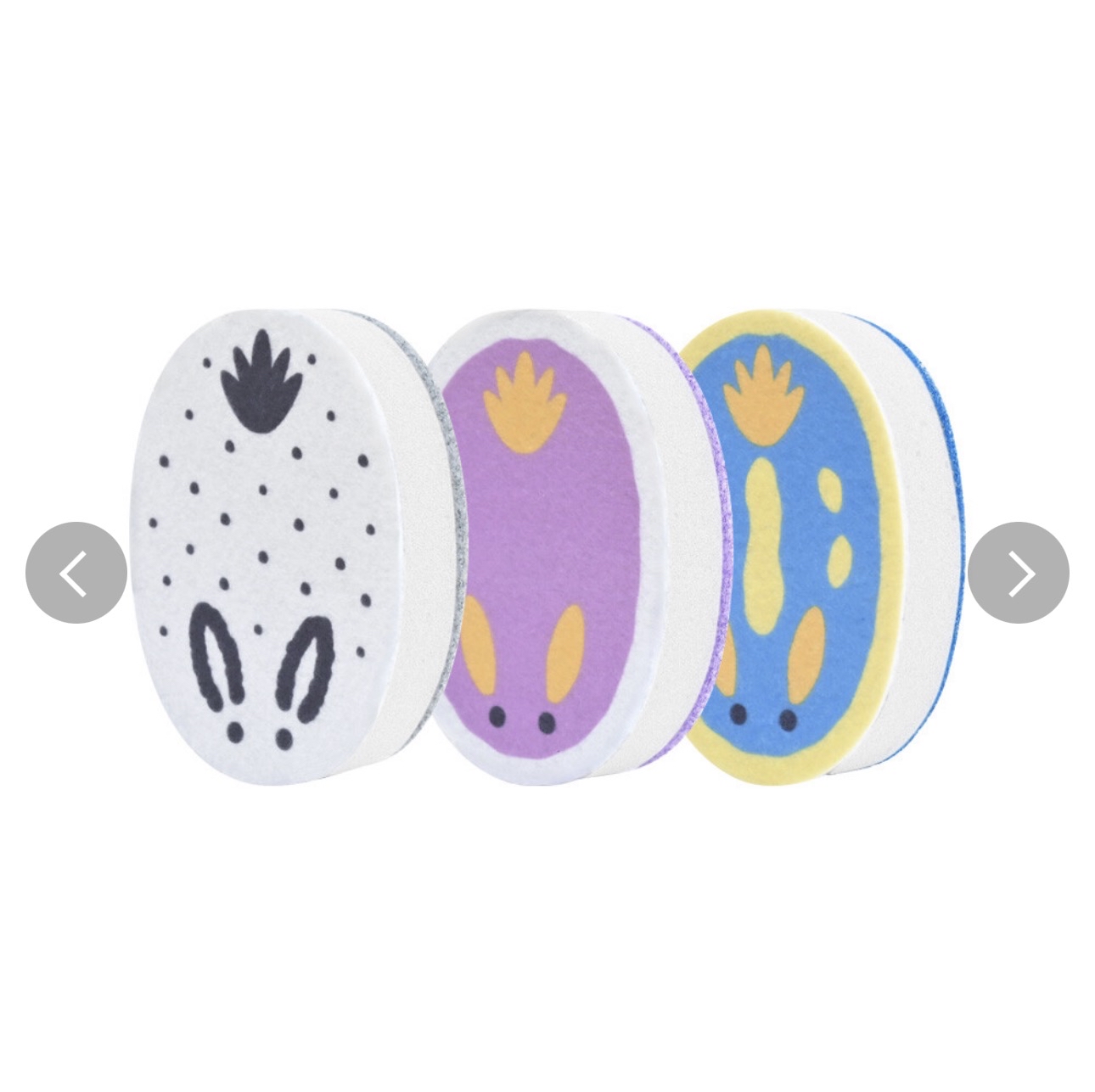 日本進口海洋生物無紡布海綿(3pcs)