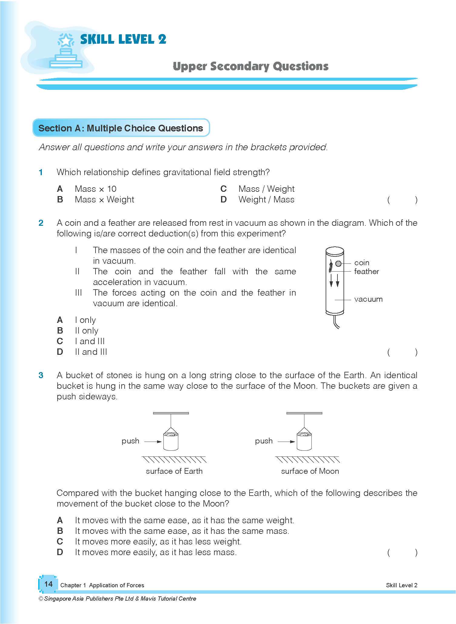 Secondary 2 Science Topical Course Assessment for G3 and IP