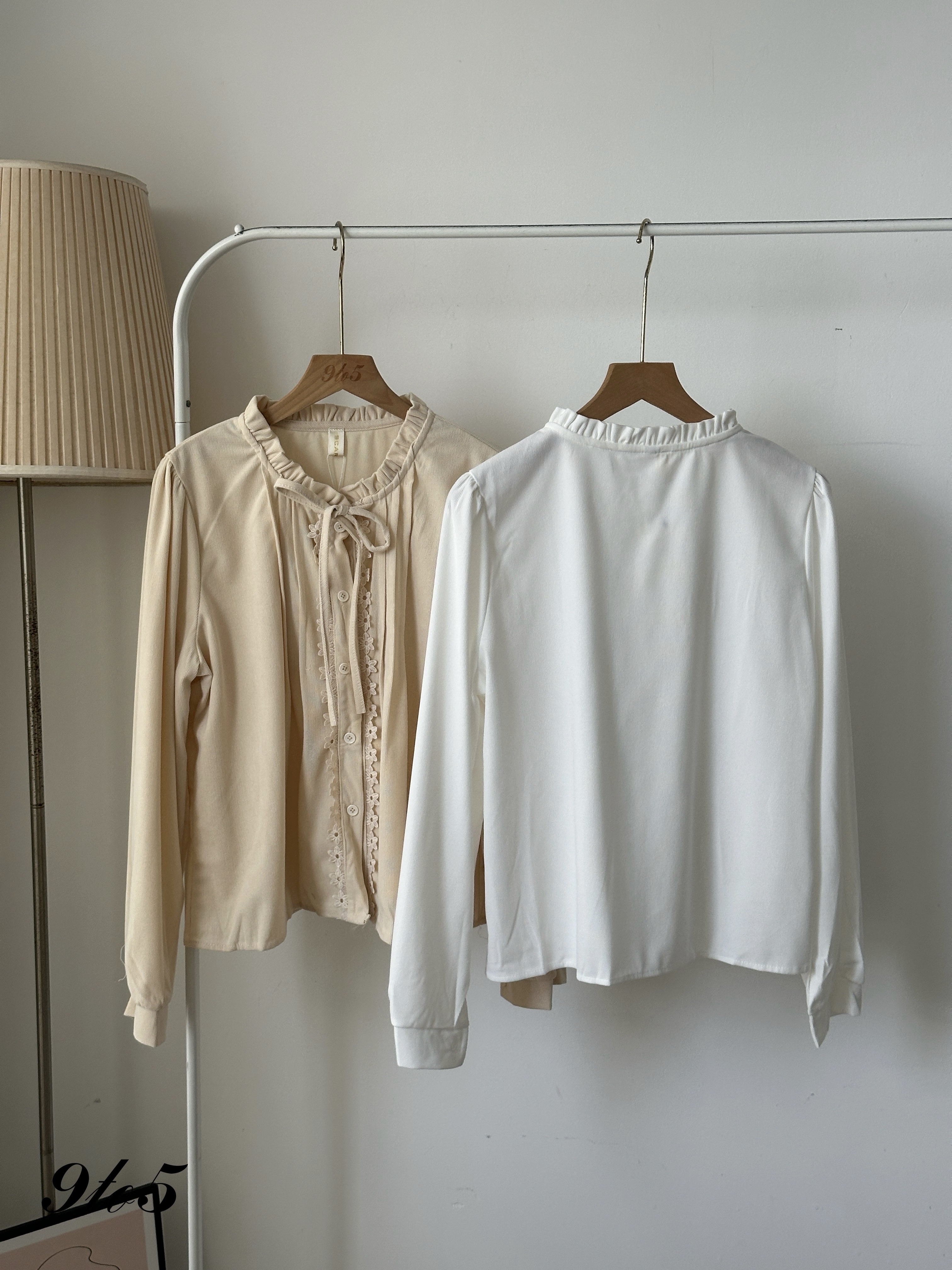 T4093 Bow-tie Ruffle Top - 4 Colors 