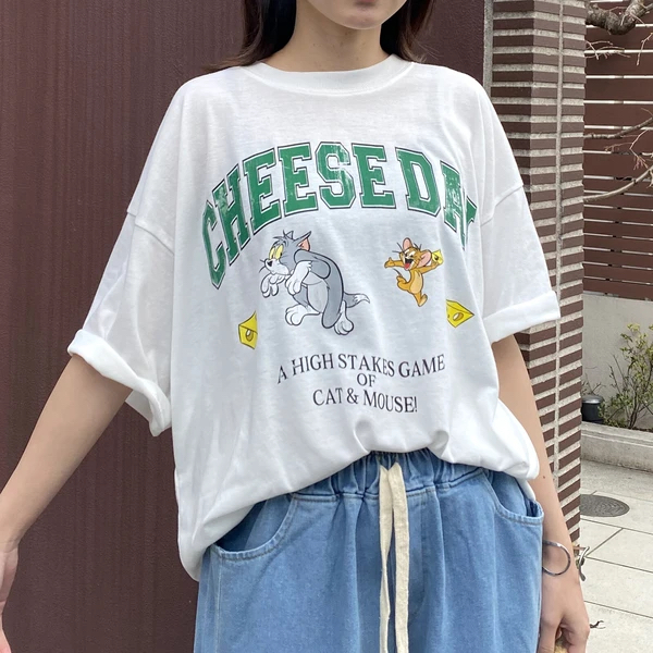 日版🇯🇵Tom and Jerry 寬身Tee