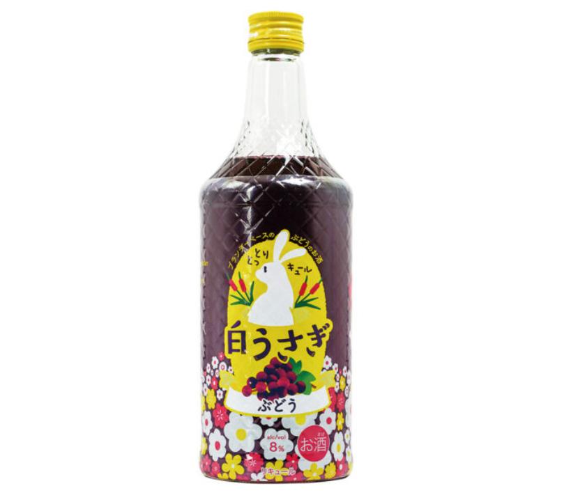 松井酒造 - 「白兔 葡萄」利口酒 Tottori Liqueur Shiro Usagi Grape (1 x 12 x 700ml)