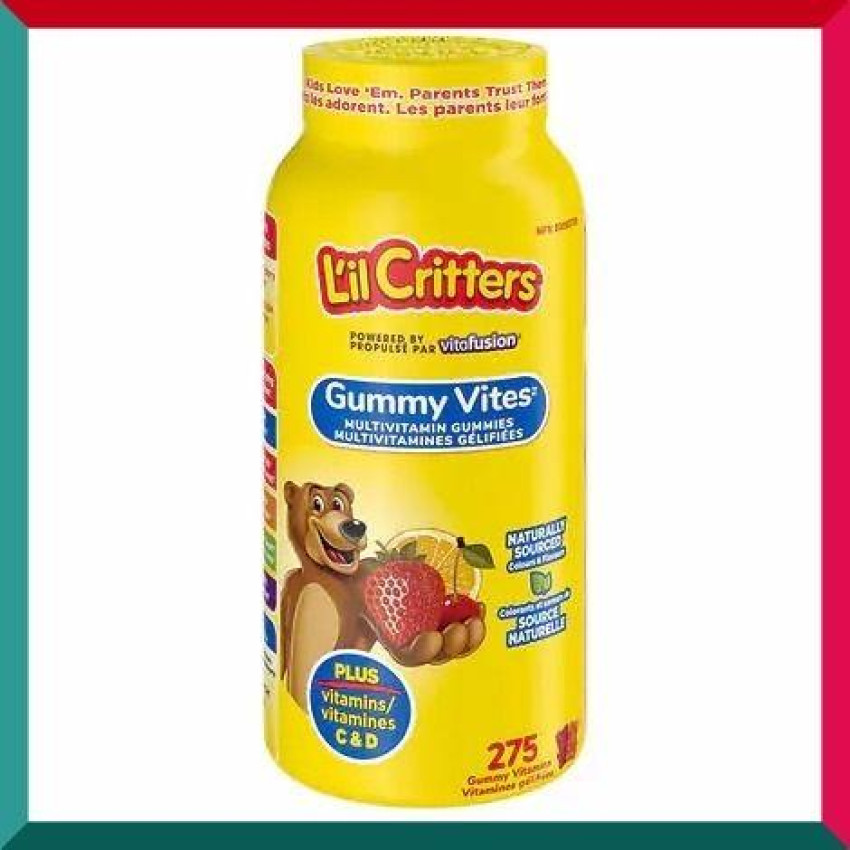 加拿大🇨🇦直送L'il Critters熊寶寶多種維他命兒童營養軟糖 275粒