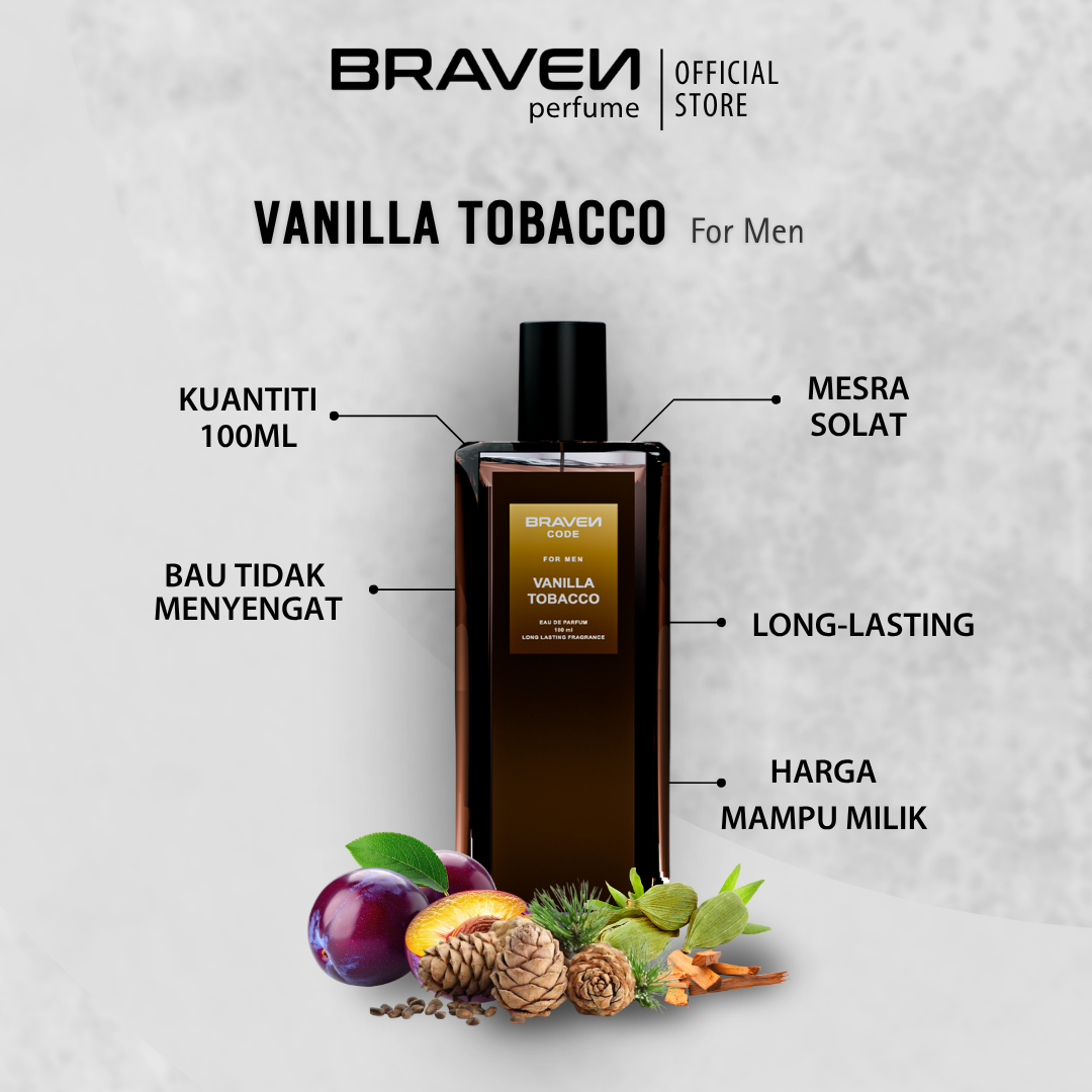Braven Perfume - Vanilla Tobacco 100ml