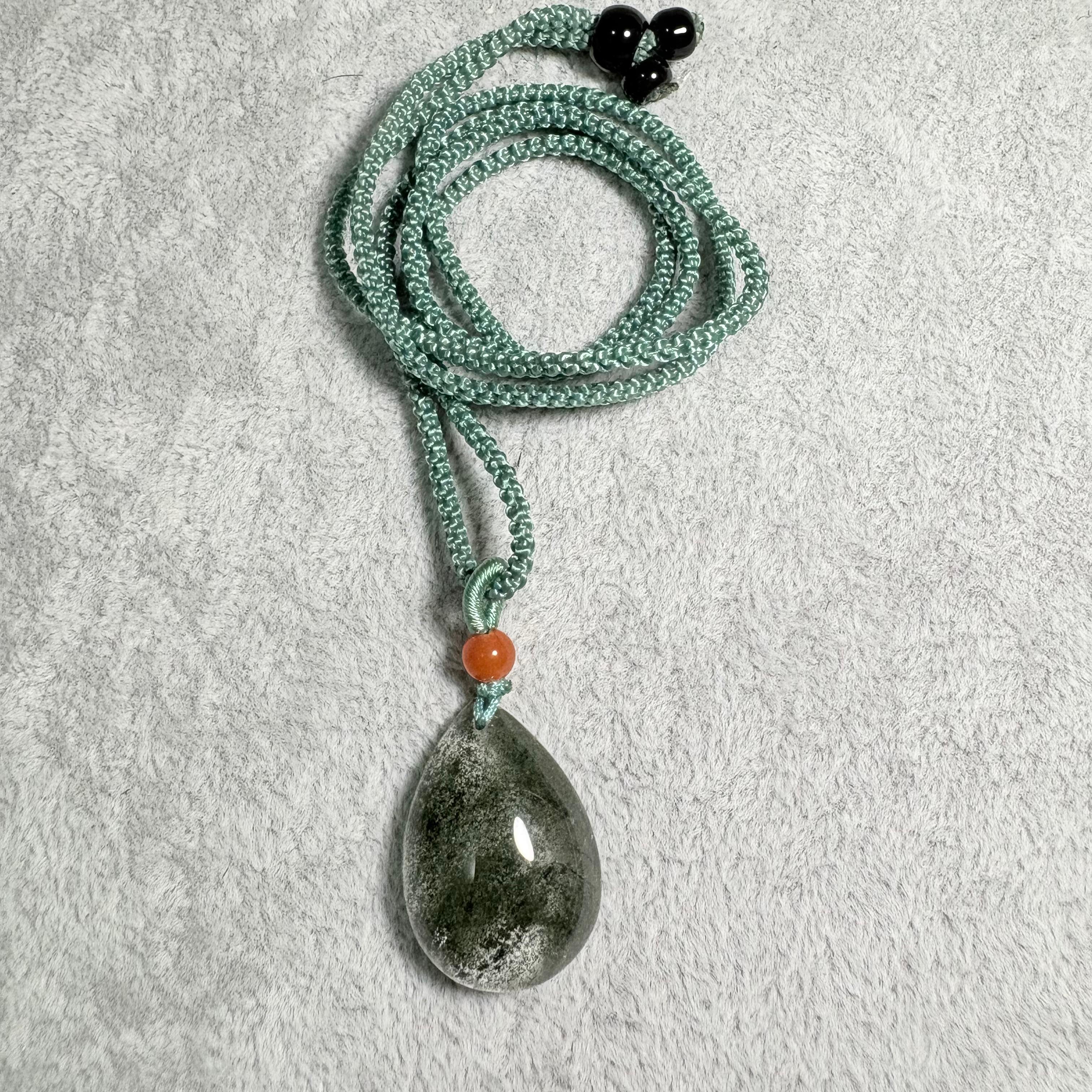 綠幽靈吊墜（重約：10克）附送證書No. 19-262