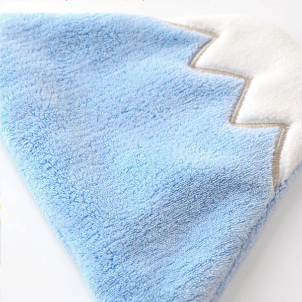 日本進口富士山刺繡微纖維吸水掛式擦手巾