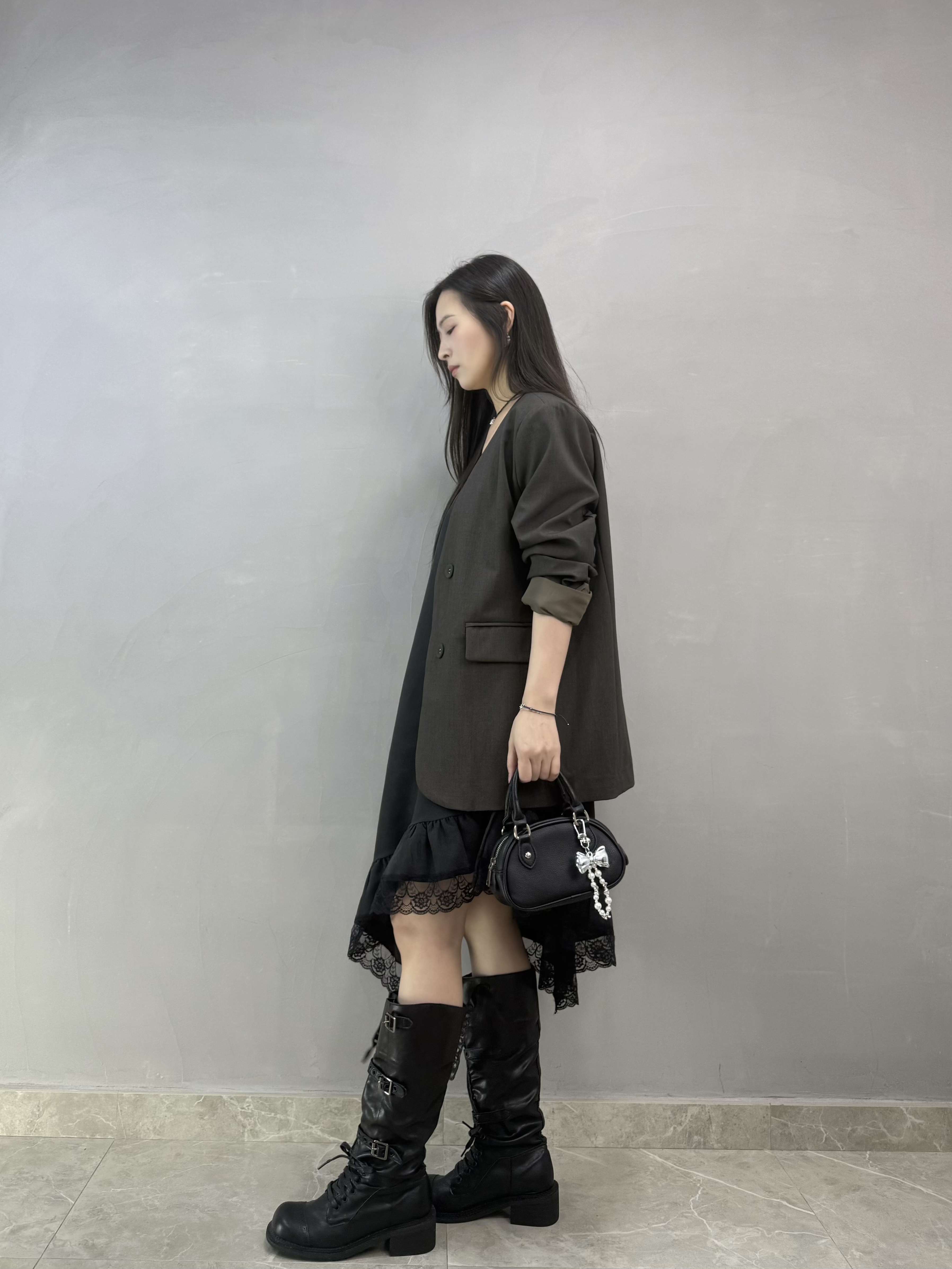I20 吊帶斜cut lace Ops
