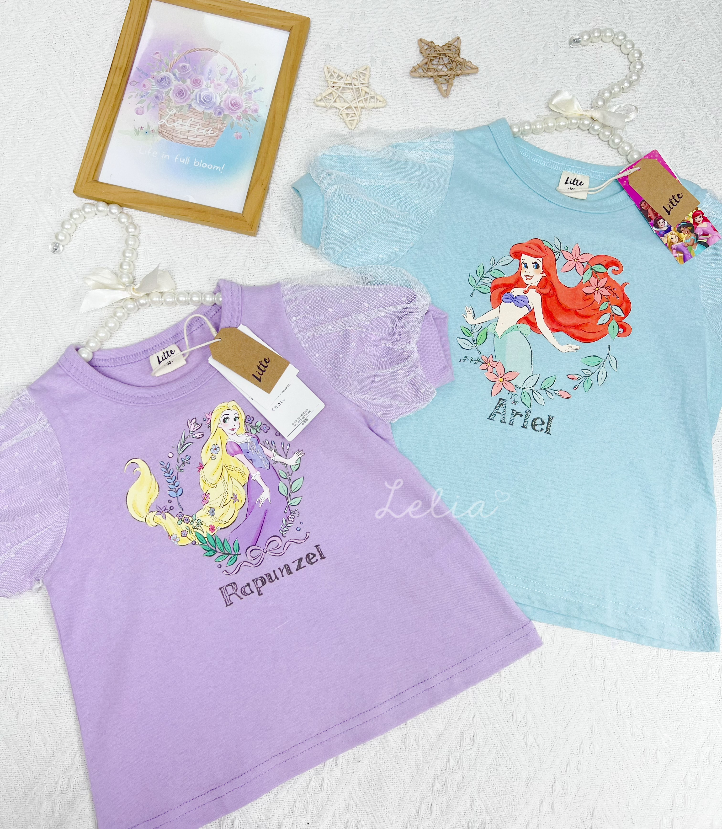 ▫️現貨▫️Littc公主短袖長髮公主美人魚