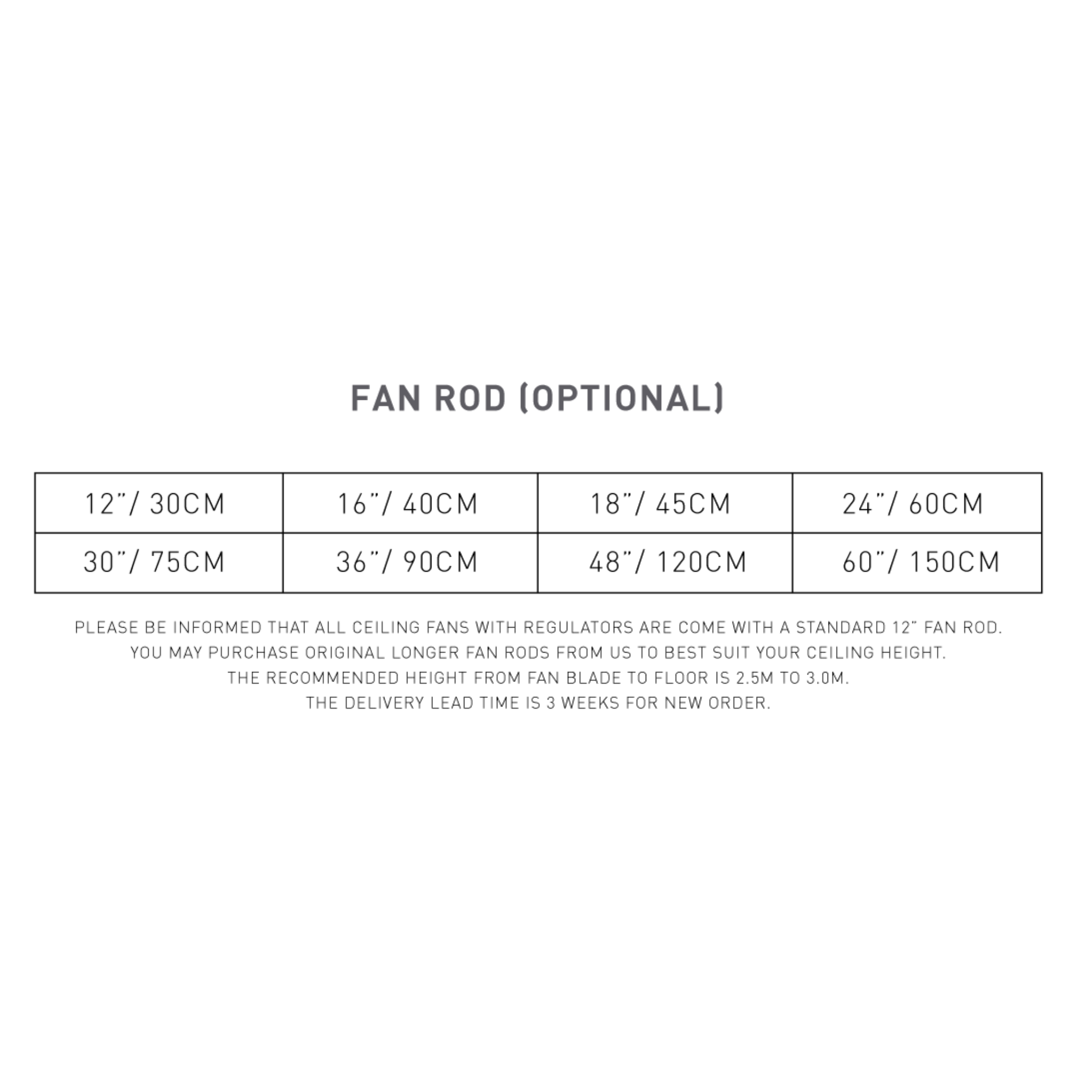 KDK 60" Ceiling Fan 3-Blade Regulator Brown (K15V0-PBR)