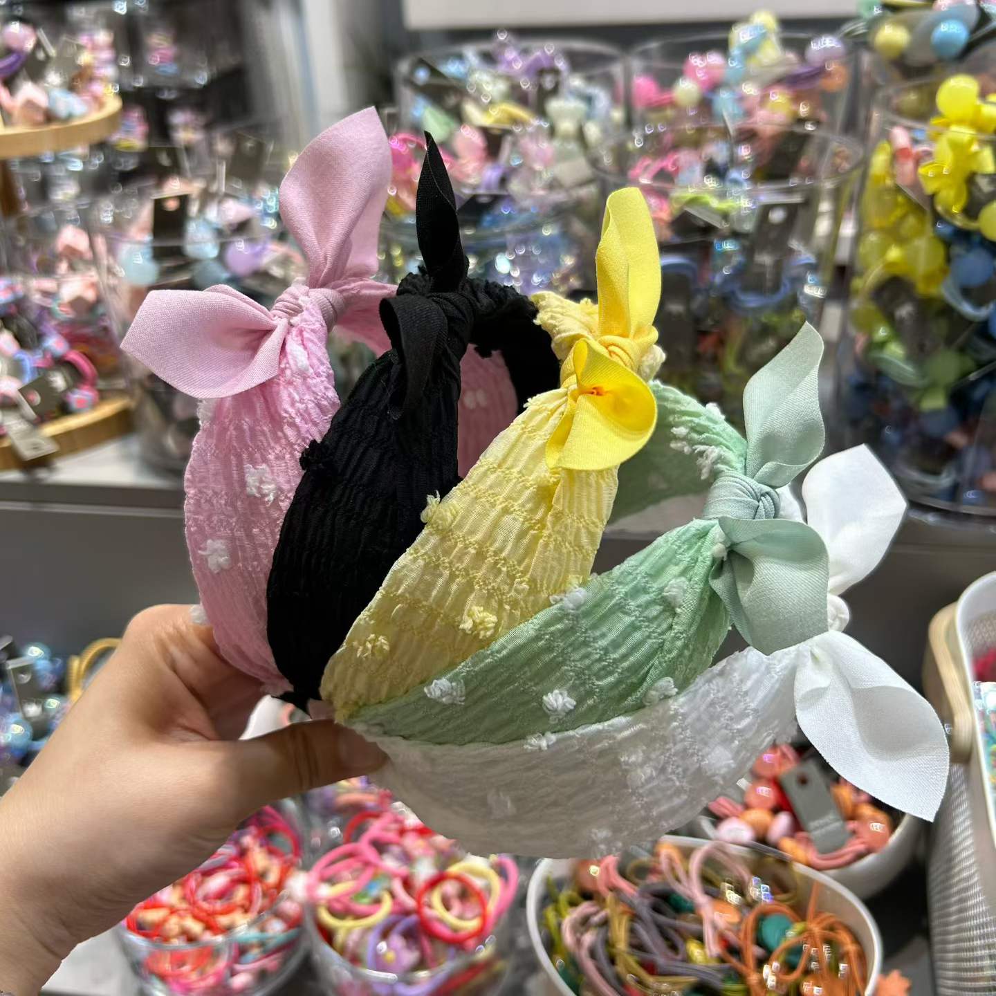🎀 波點蝴蝶結兒童頭箍 🎀