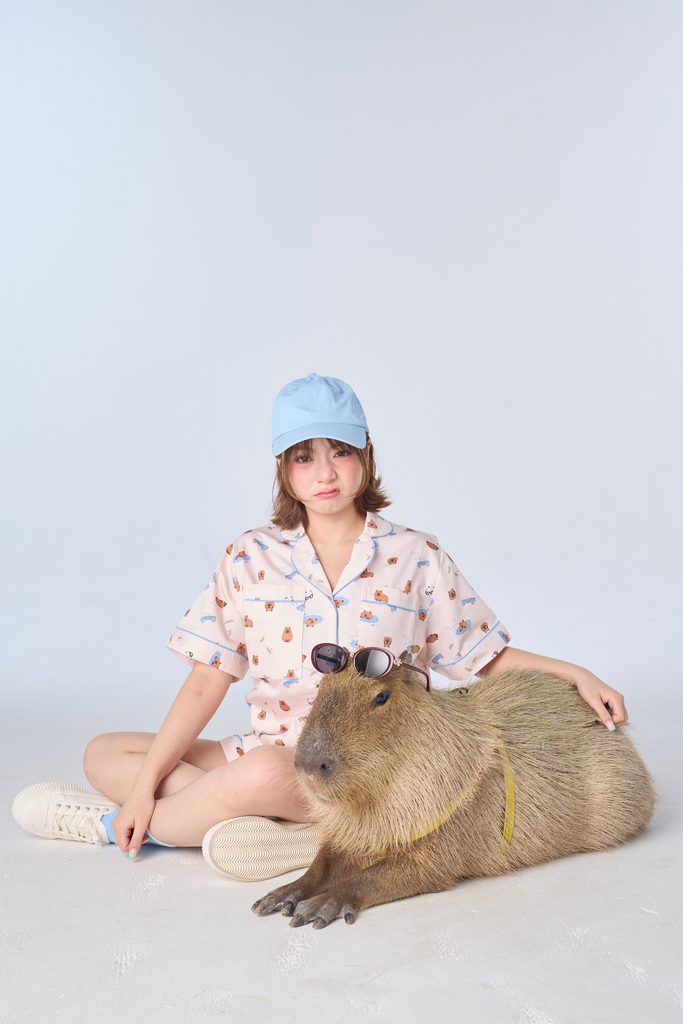 Slip to Sleep - Capybara Pants Set
