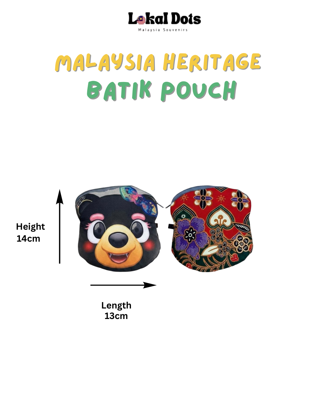 LD46 - Malaysia Heritage Batik Pouch (Manja)