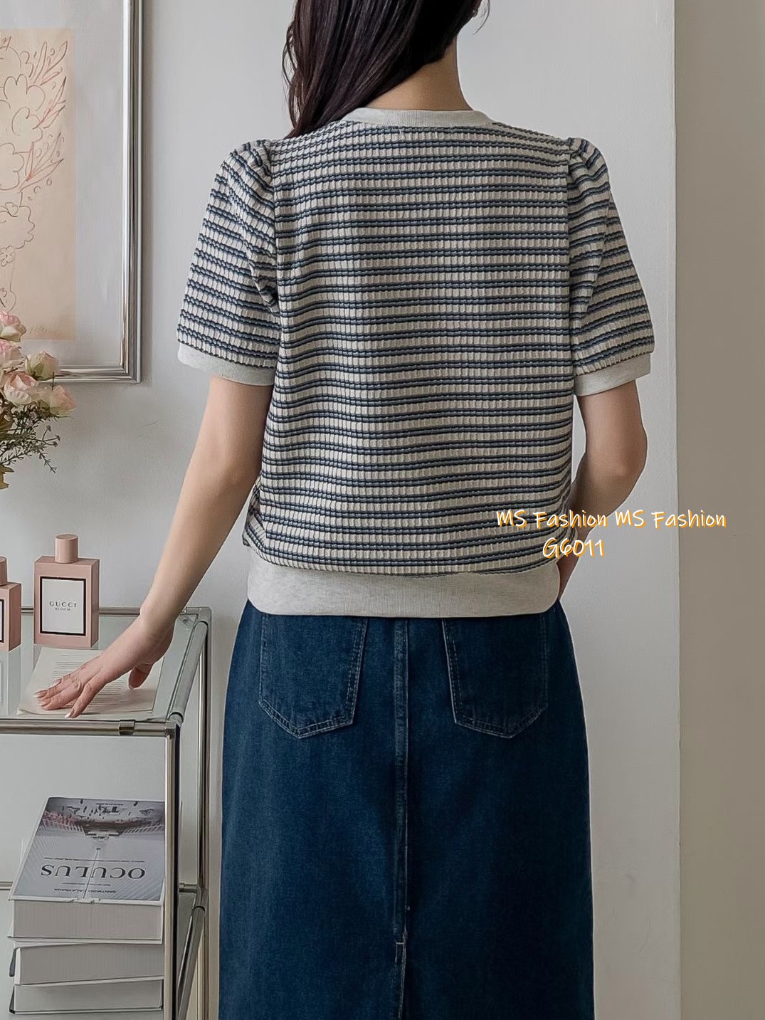 G6011 韓國🇰🇷靚色橫間top