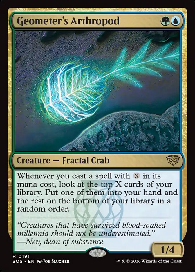[EN] [Foil] Geometer's Arthropod [SOS-191] R