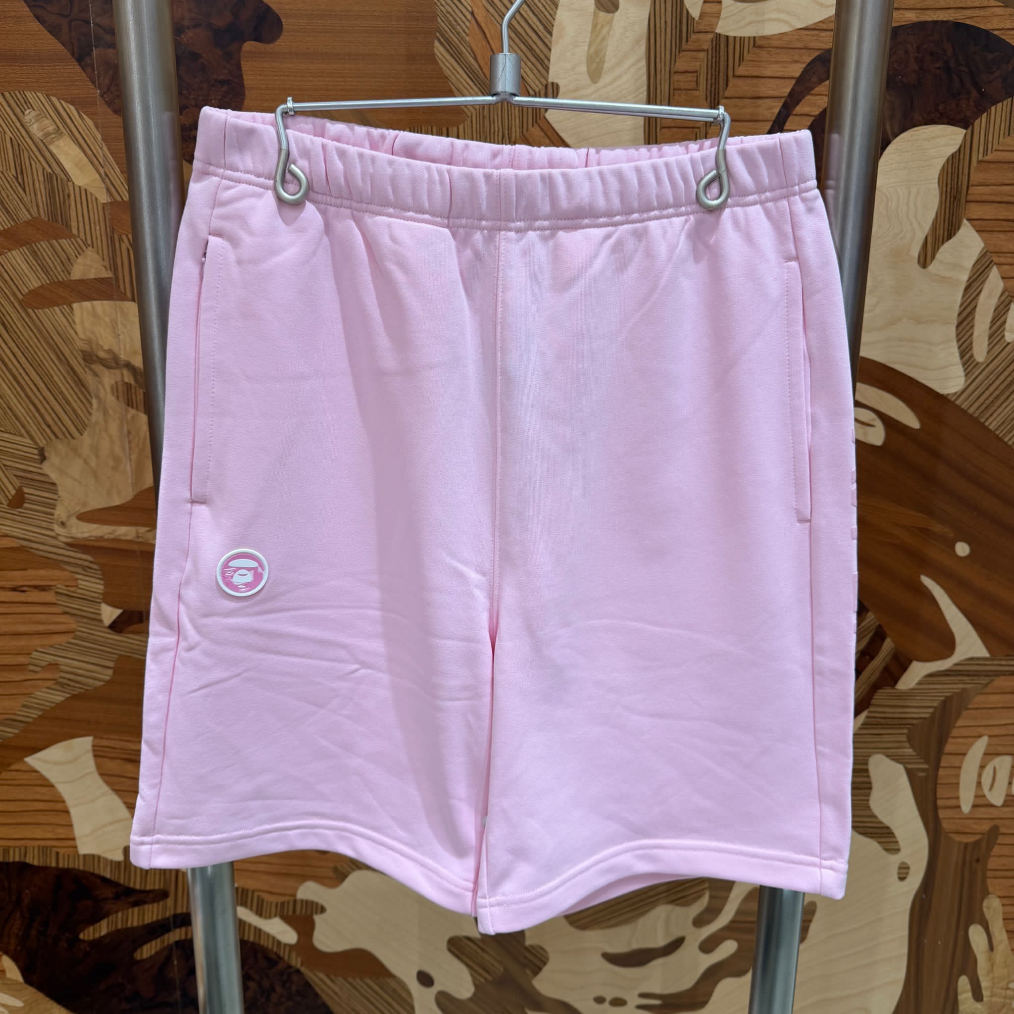 AAPE AAPENOW moonface sweat shorts (C685)