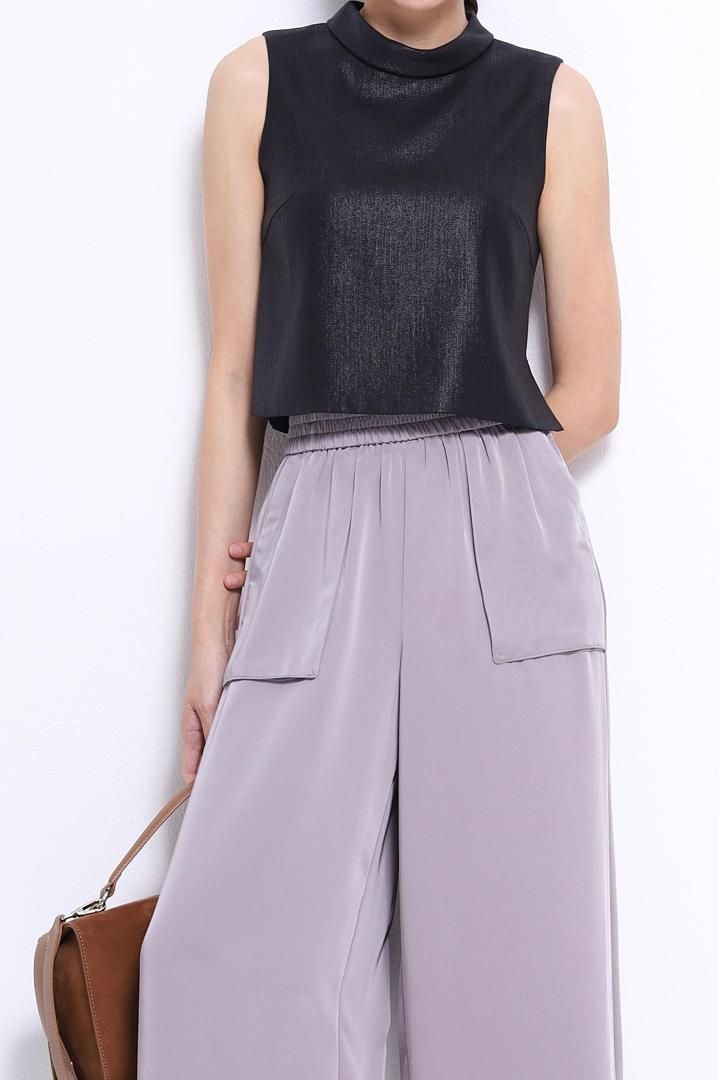 高领无袖上衣 2623