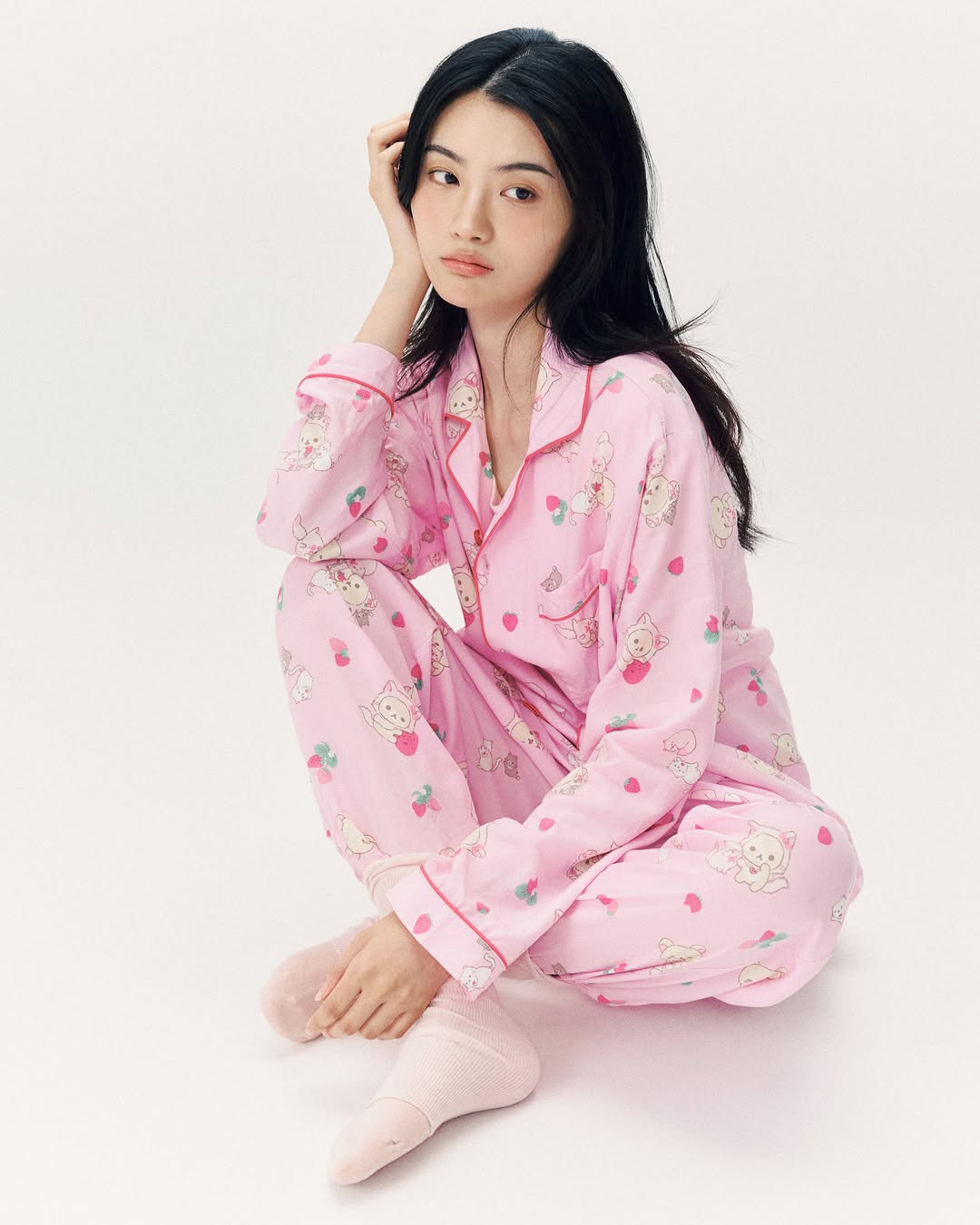 新品限時優惠 SPAO - 韓國 SPAO x  鬆弛熊 Rilakkuma 睡衣 2026 FALL 