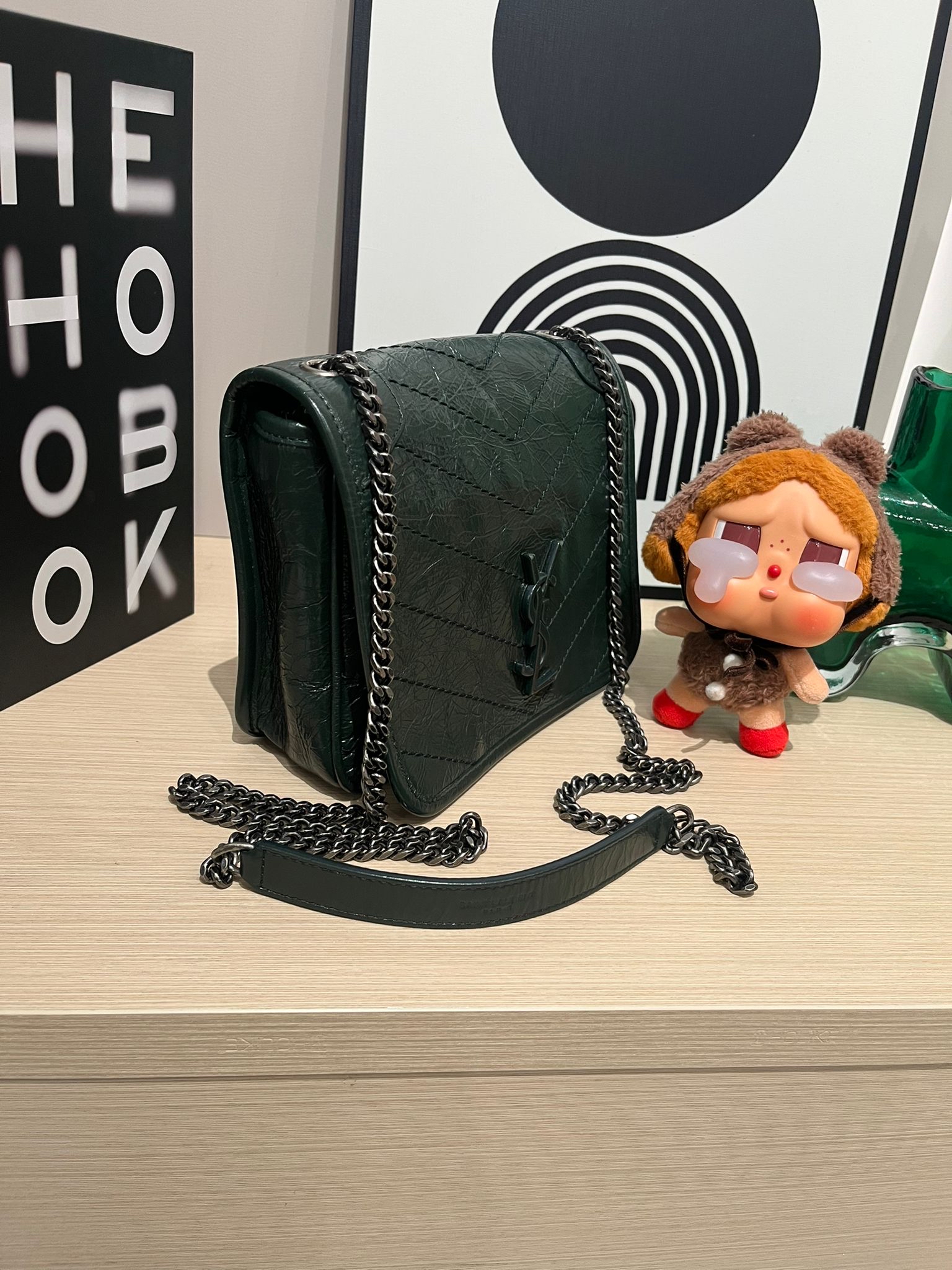 YSL Niki WOC 100%Authentic, 95%New ✅Dust bag